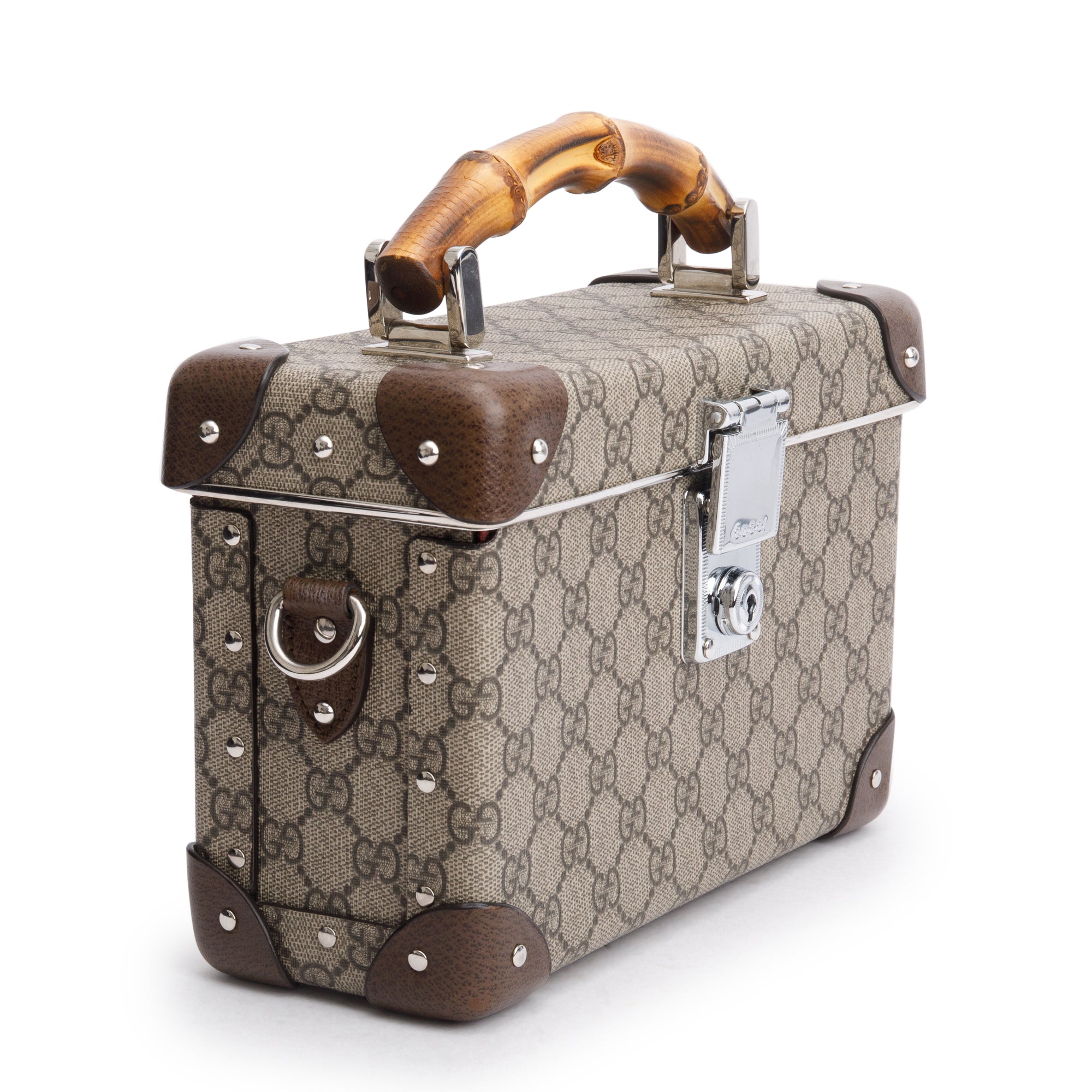 Gucci GG Supreme Globe Trotter Beauty Case