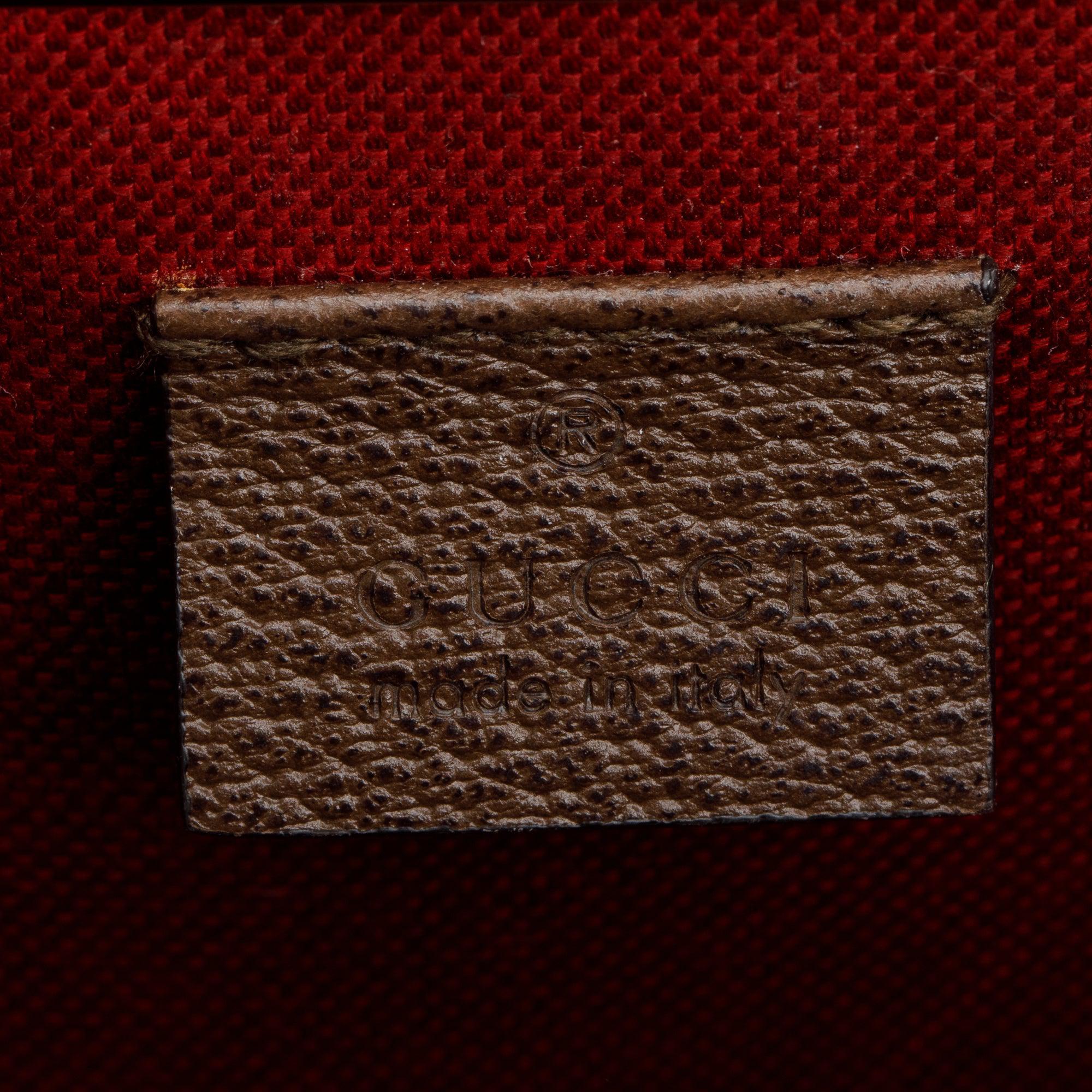 Gucci GG Supreme Globe Trotter Beauty Case