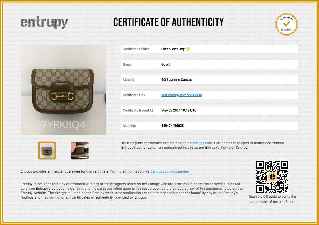 Gucci GG Supreme Horsebit 1955 Mini Bag