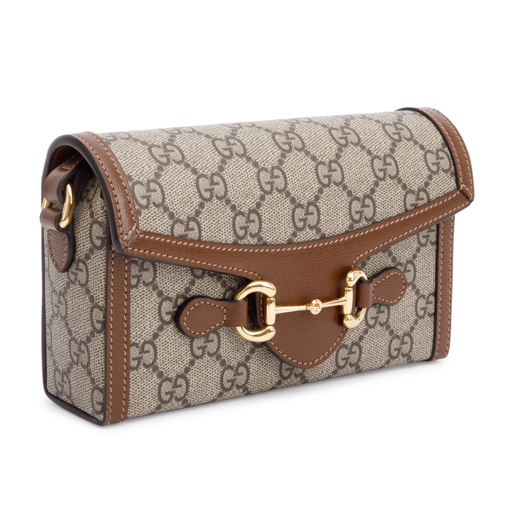 Gucci GG Supreme Horsebit 1955 Mini Bag w/ Box