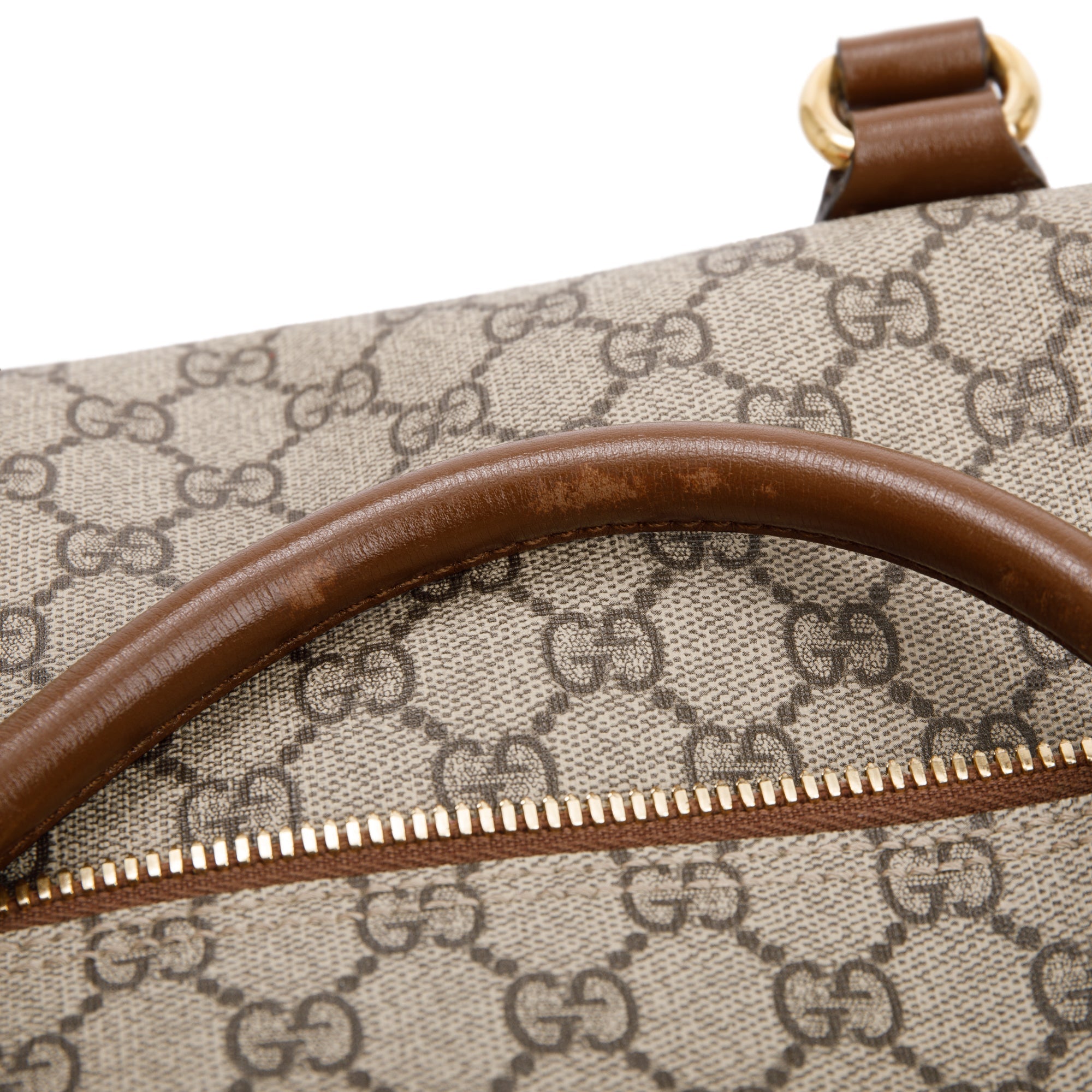 Gucci GG Supreme Interlocking G Duffle Bag w/ Strap