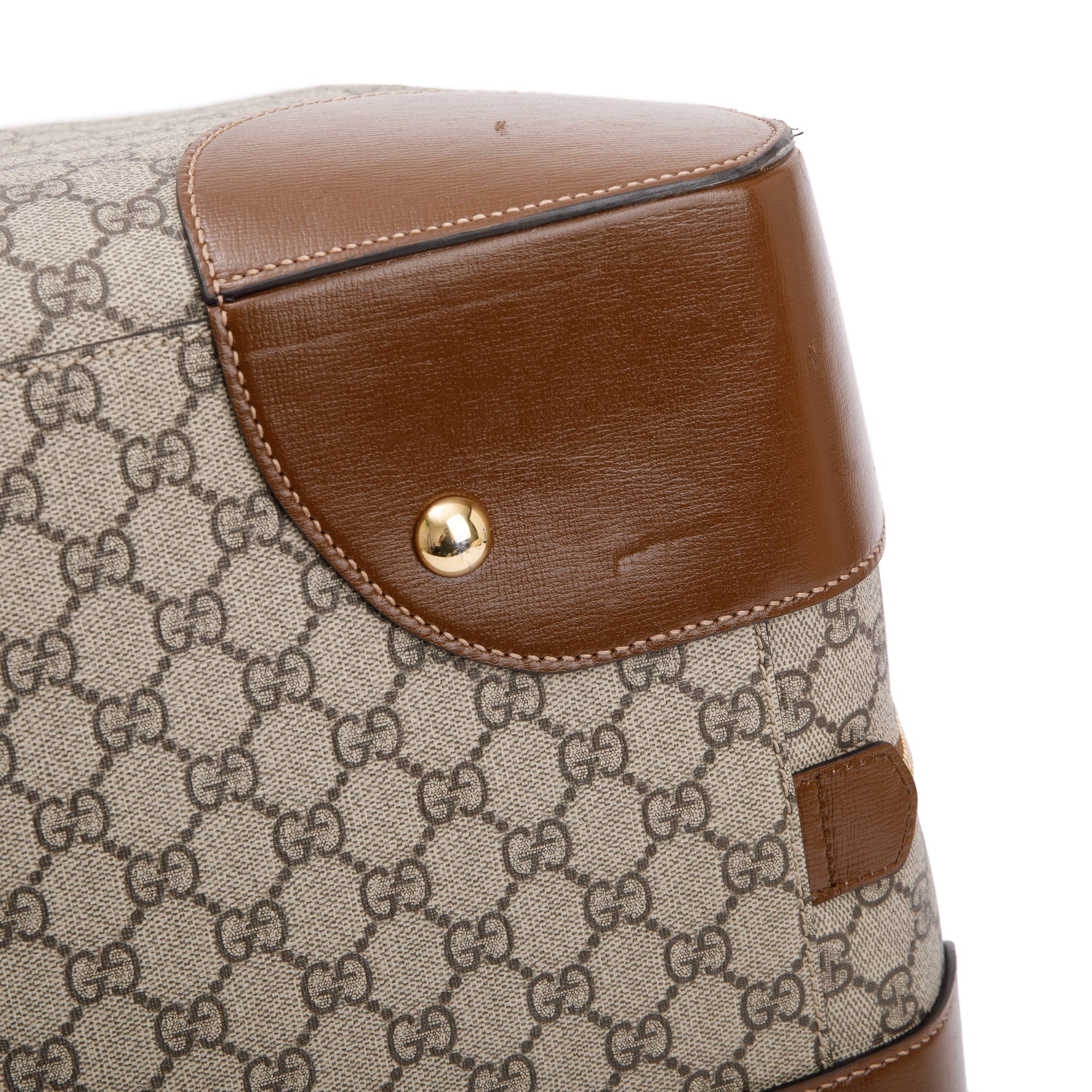 Gucci GG Supreme Interlocking G Duffle Bag w/ Strap