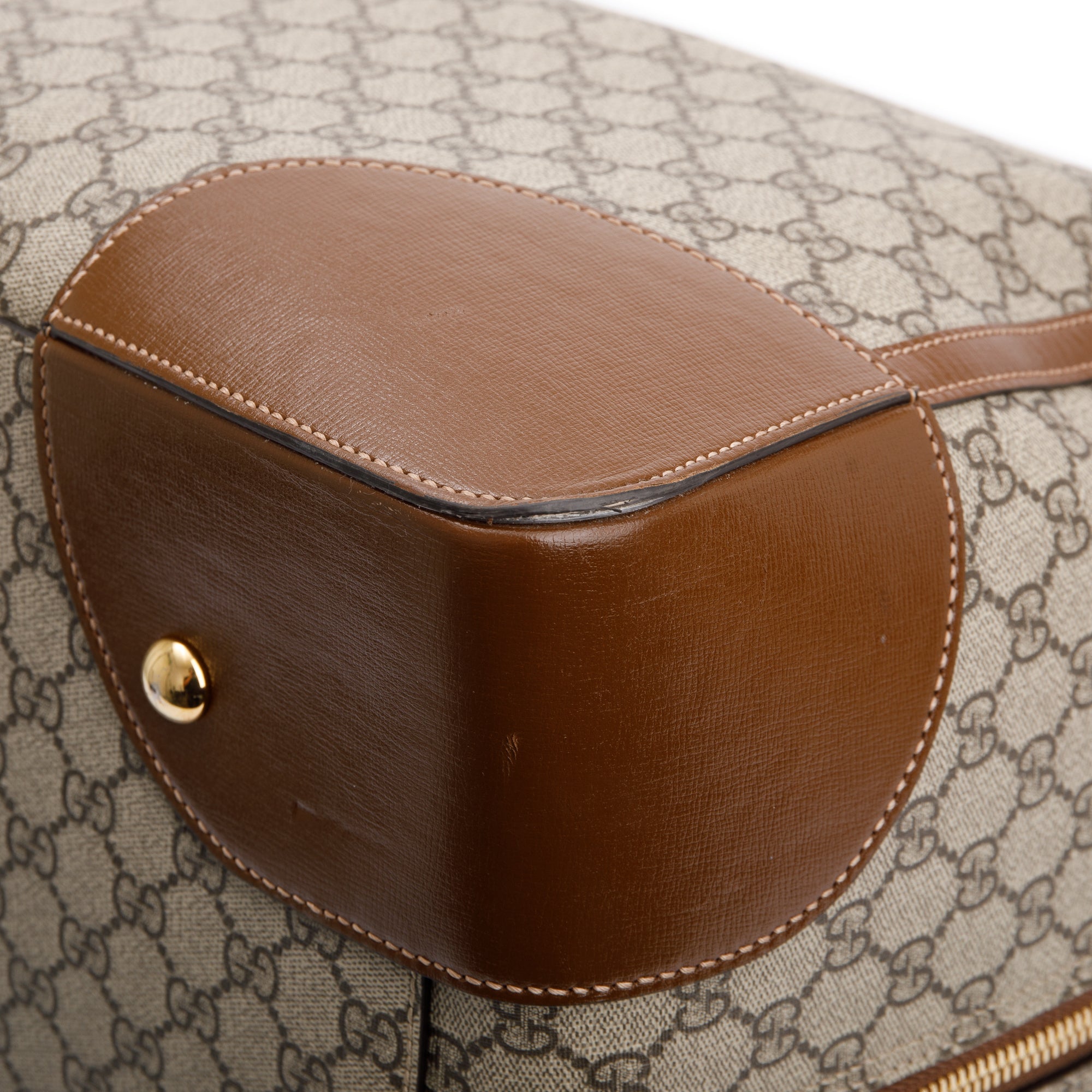 Gucci GG Supreme Interlocking G Duffle Bag w/ Strap