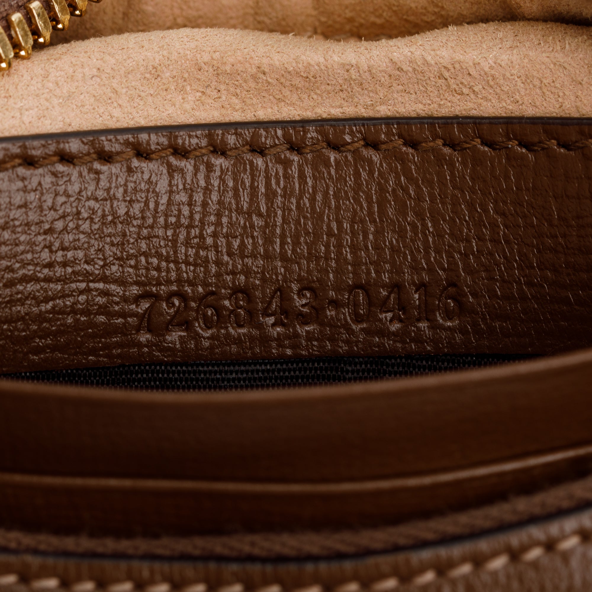 Gucci GG Supreme Interlocking G Half-Moon Shaped Mini Bag w/ Box