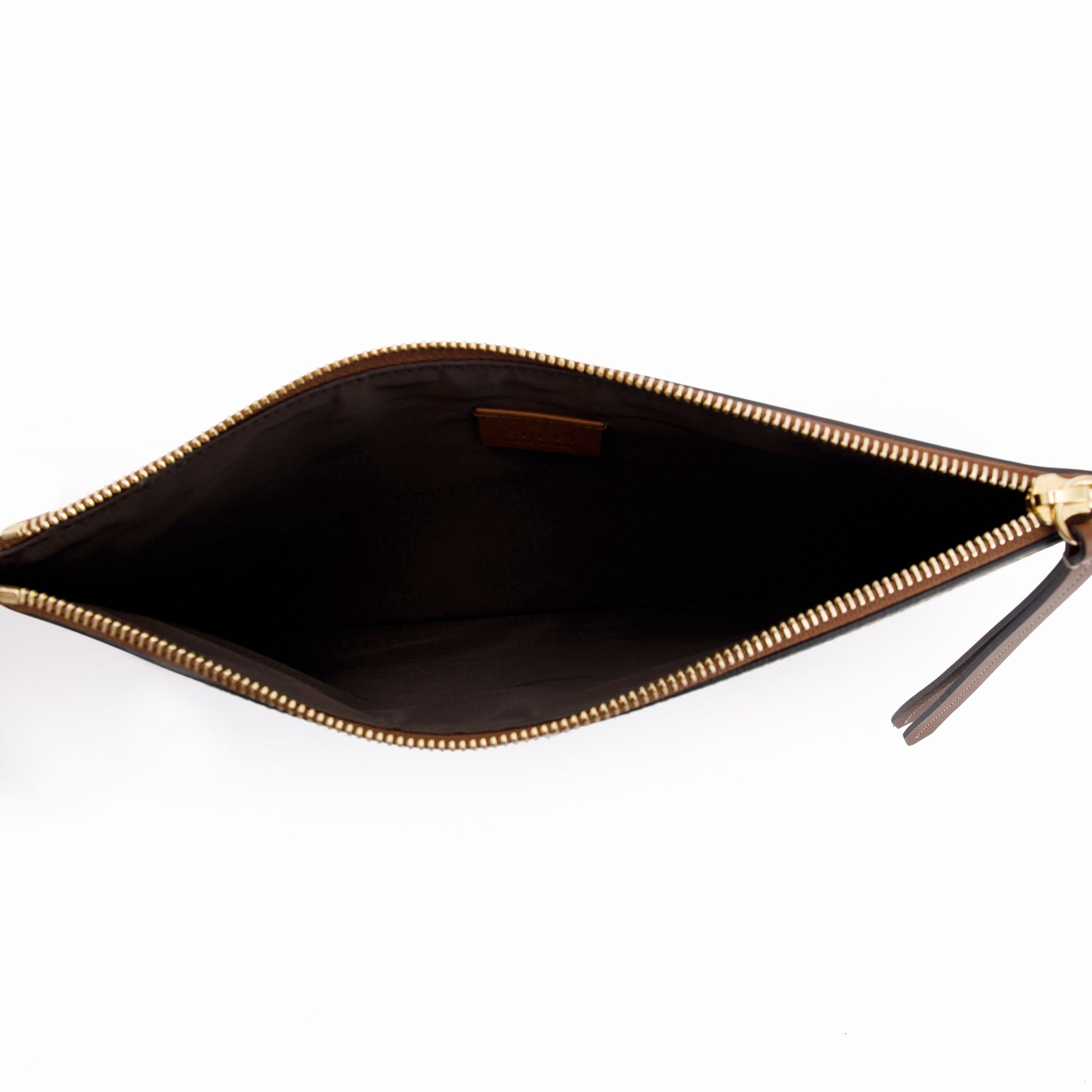 Gucci GG Supreme L'Aveugle Par Amour' Large Zip Pouch w/ Box