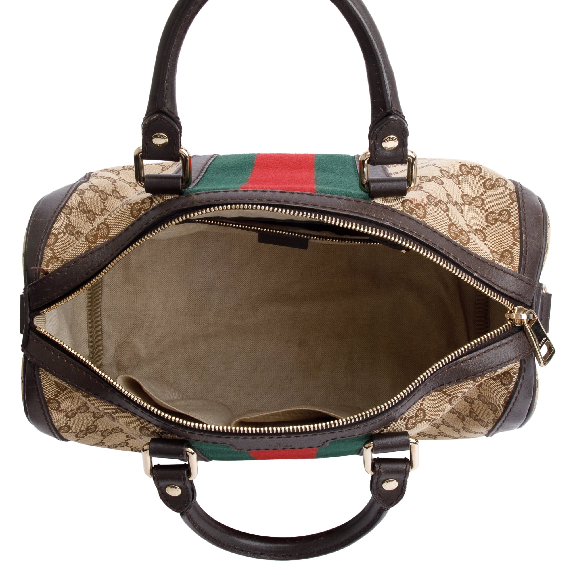 Gucci GG Supreme Medium Boston Bag w/ Strap