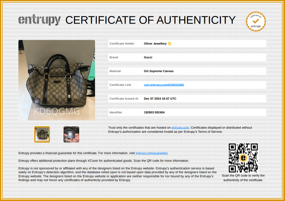 Gucci GG Supreme Medium Joy Boston Bag