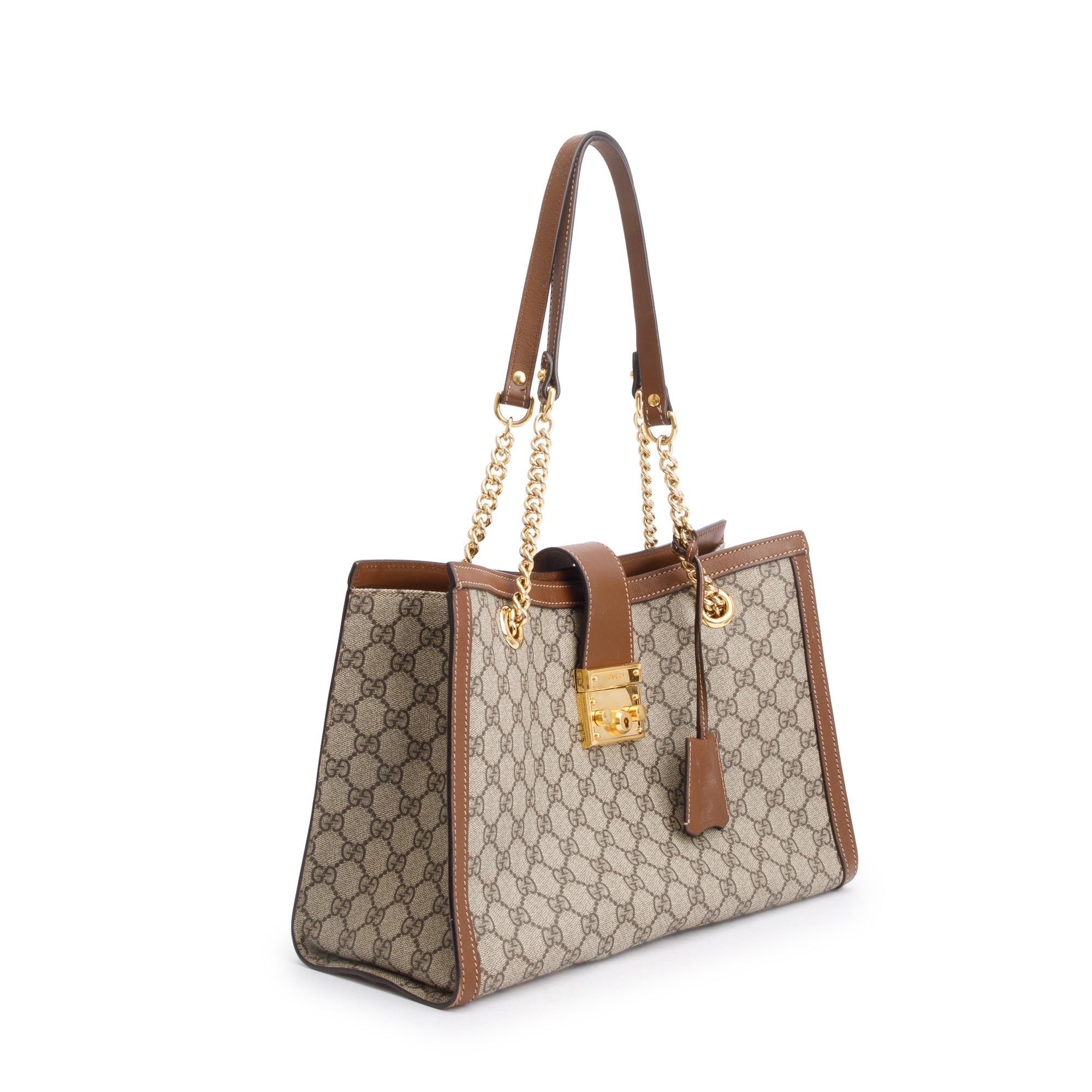 Gucci GG Supreme Medium Padlock Shoulder Bag