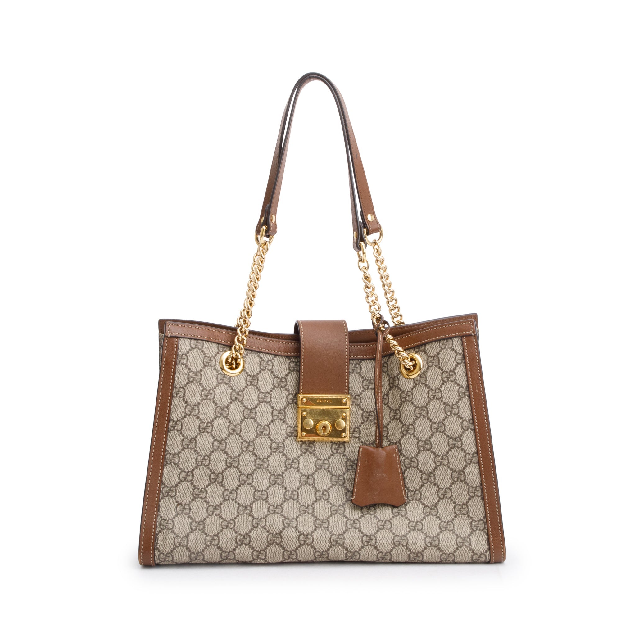 Gucci GG Supreme Medium Padlock Shoulder Bag