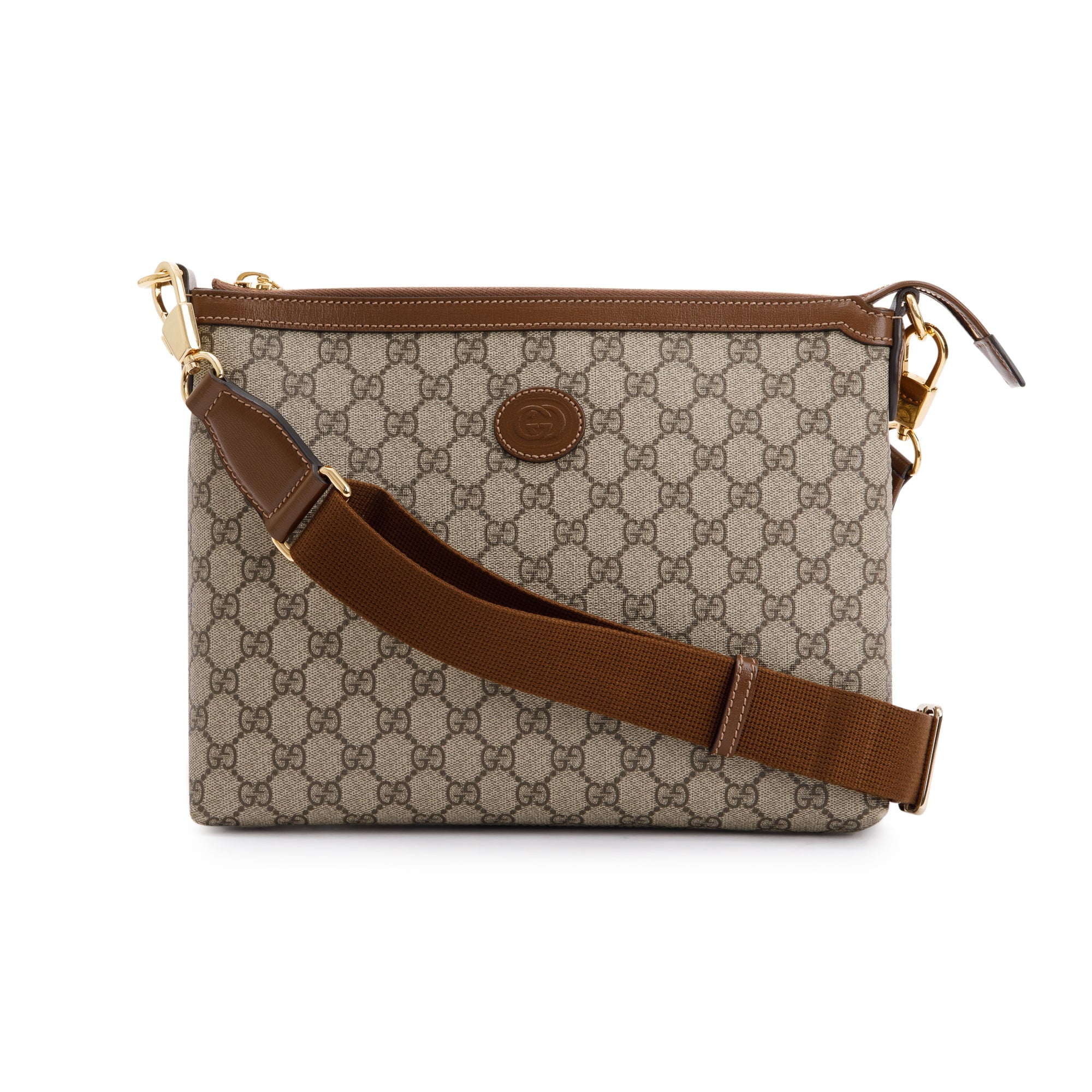 Gucci GG Supreme Messenge Bag with Interlocking G