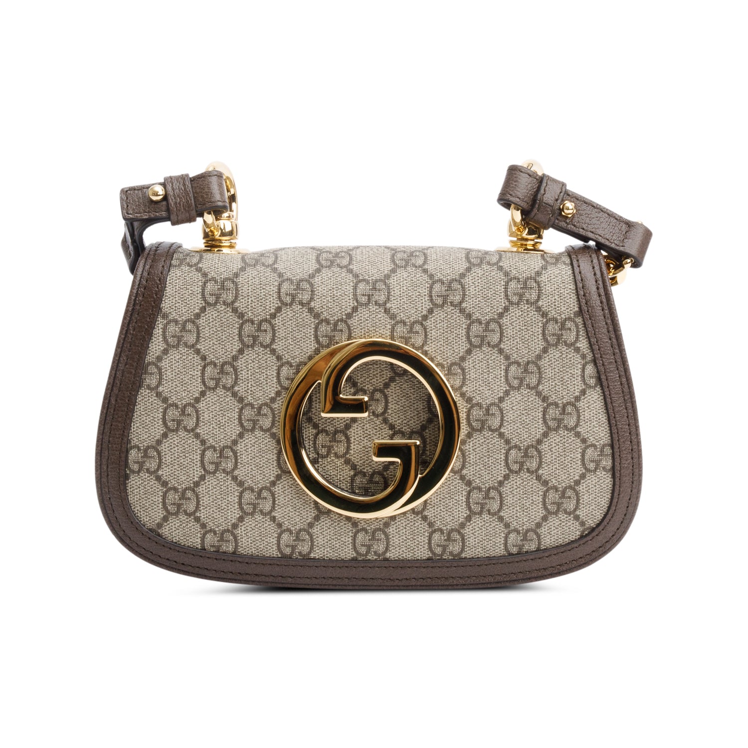 Gucci GG Supreme Mini Blondie Shoulder Bag w/ Strap