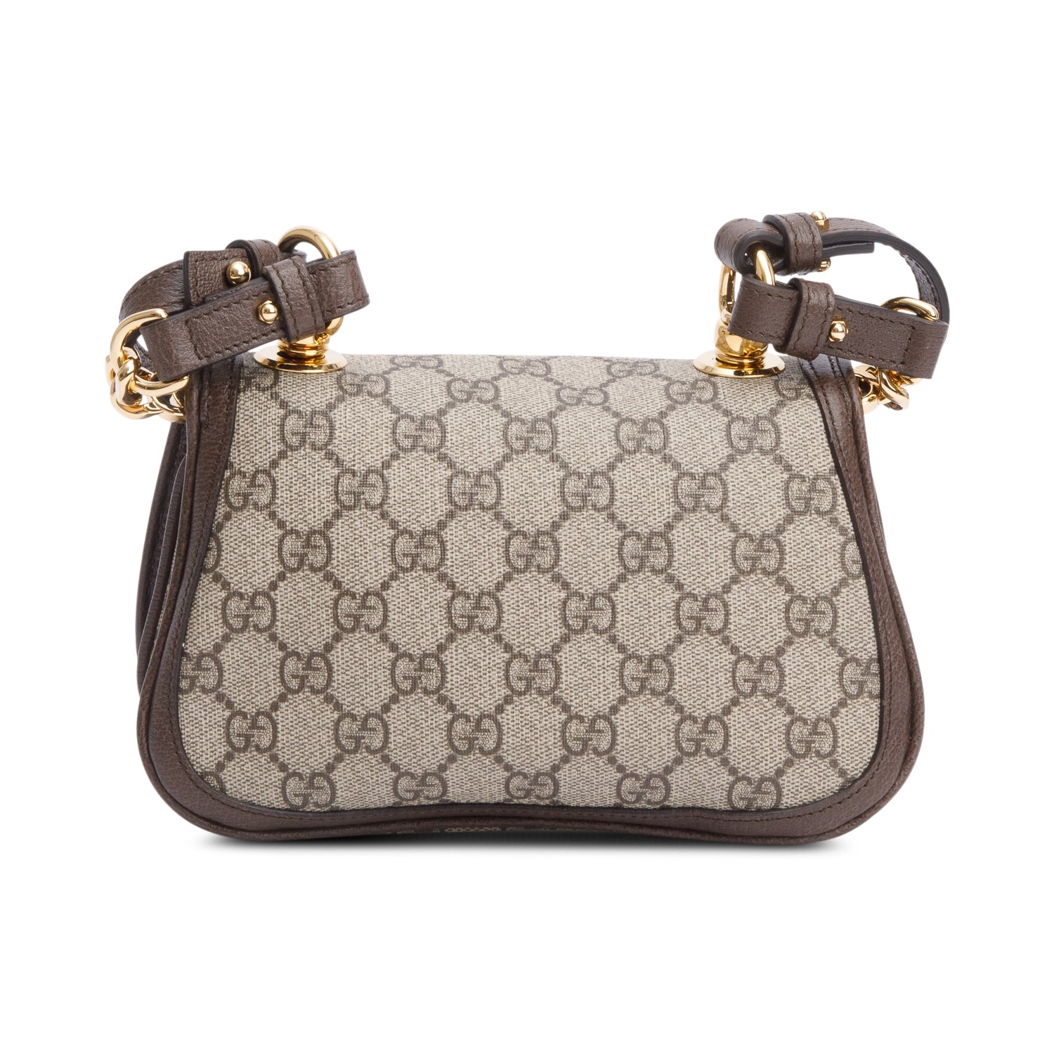Gucci GG Supreme Mini Blondie Shoulder Bag w/ Straps