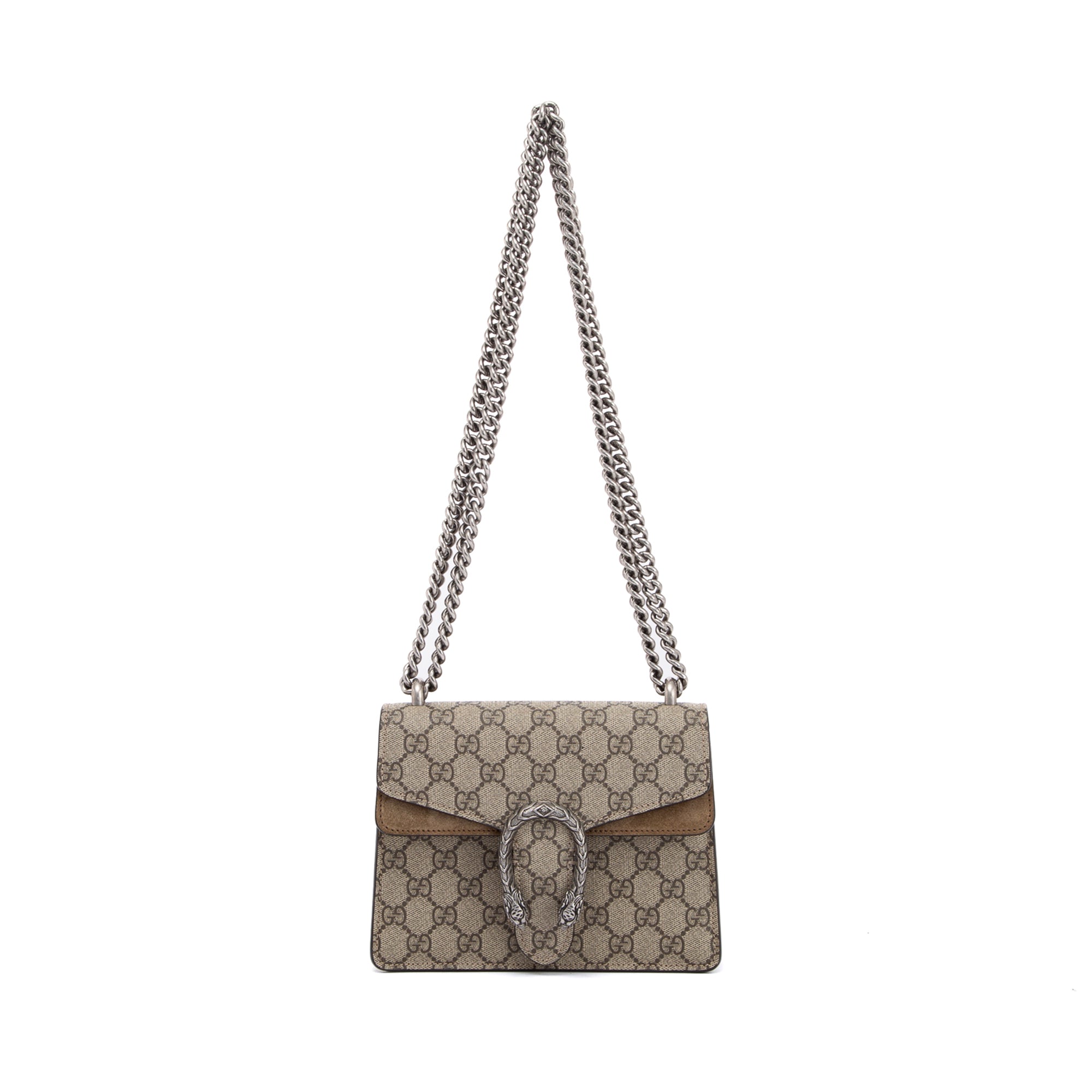 Gucci GG Supreme Mini Dionysus Shoulder Bag w/ Box