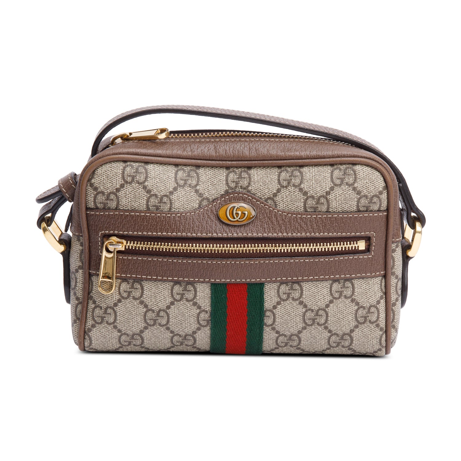 Gucci GG Supreme Mini Ophidia Crossbody Bag w/ Box