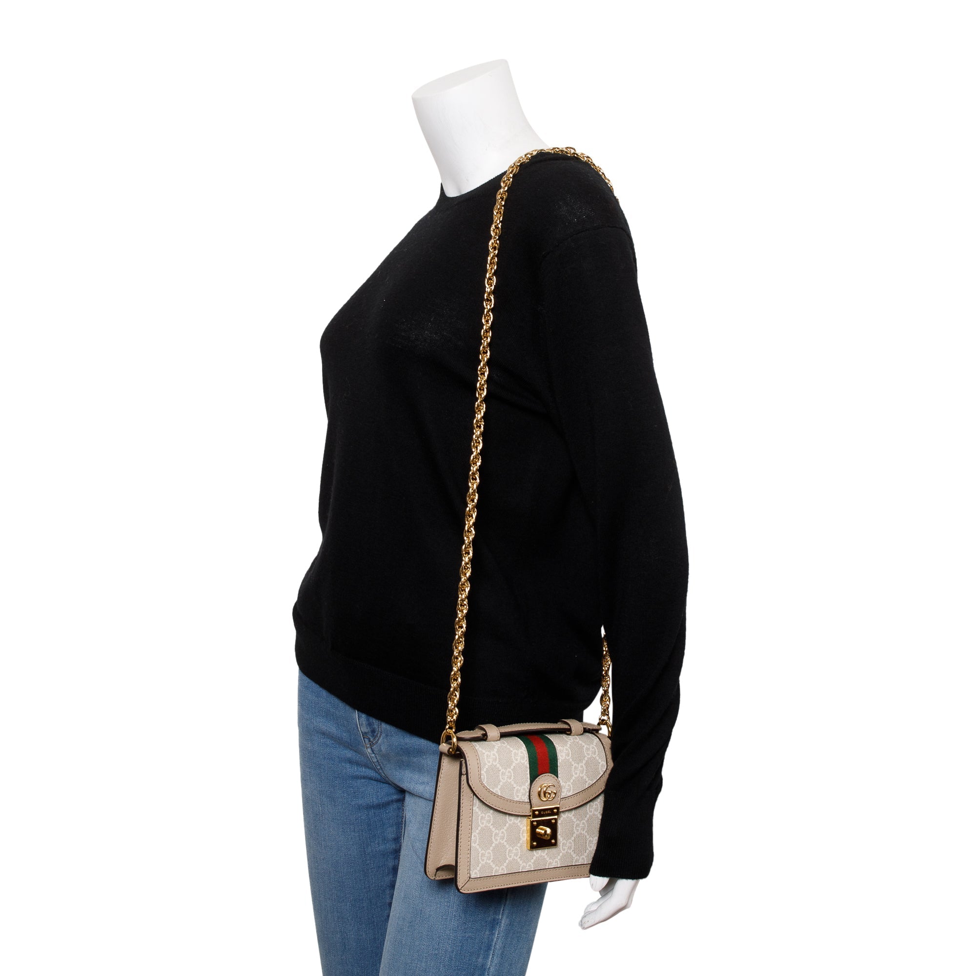 Gucci GG Supreme Mini Ophidia Shoulder Bag