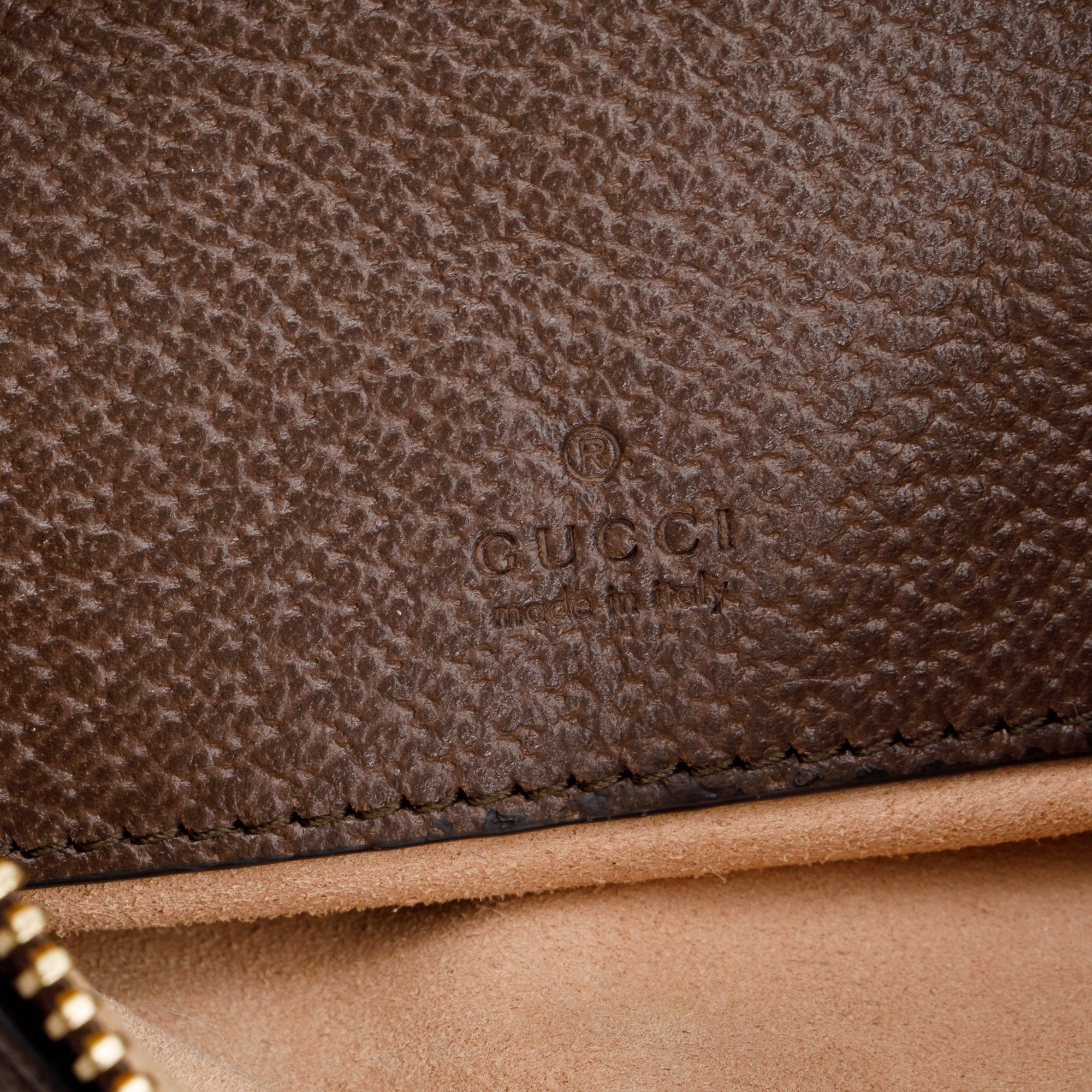 Gucci GG Supreme Ophidia Half-Moon Mini Bag w/ Box