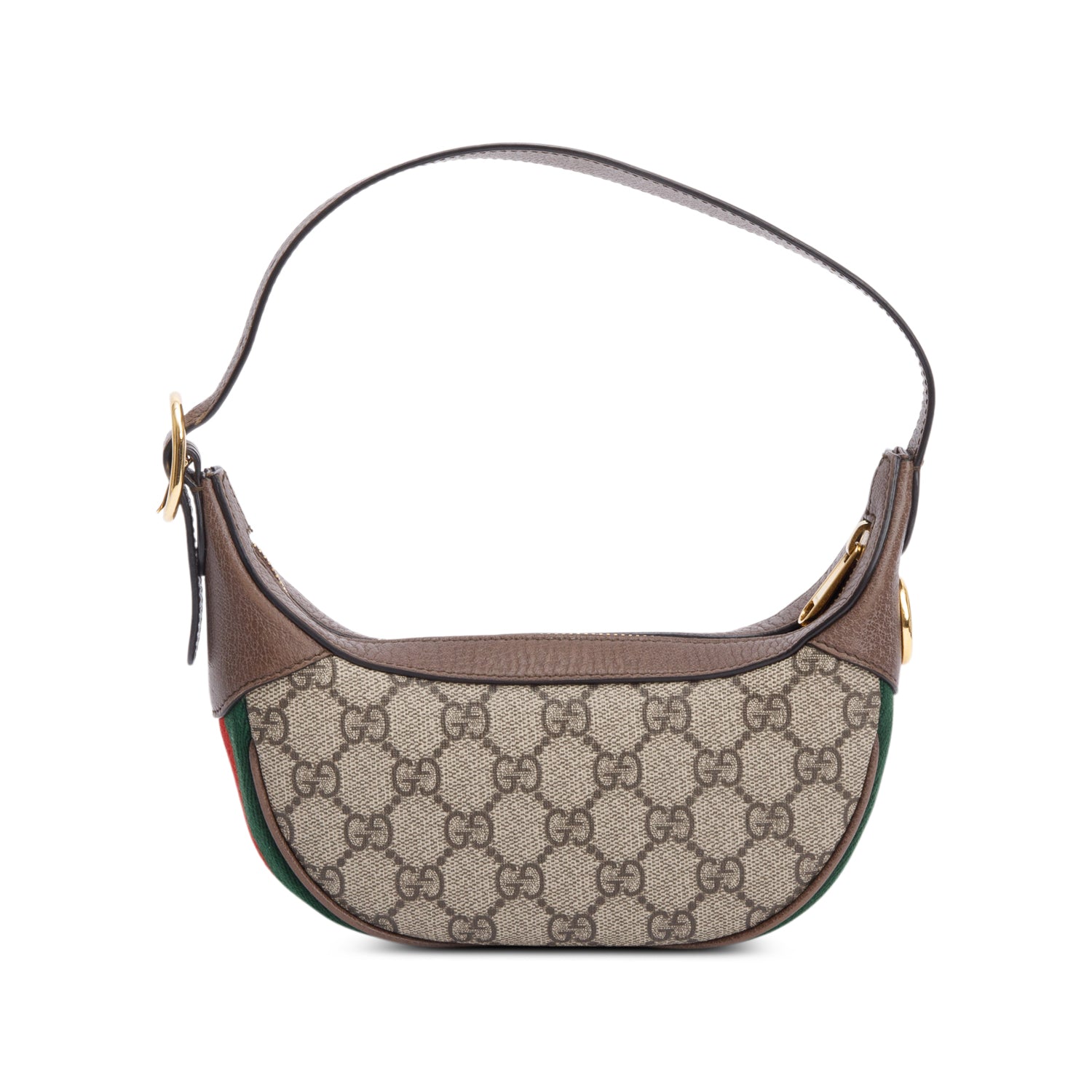 Gucci GG Supreme Ophidia Half-Moon Mini Bag