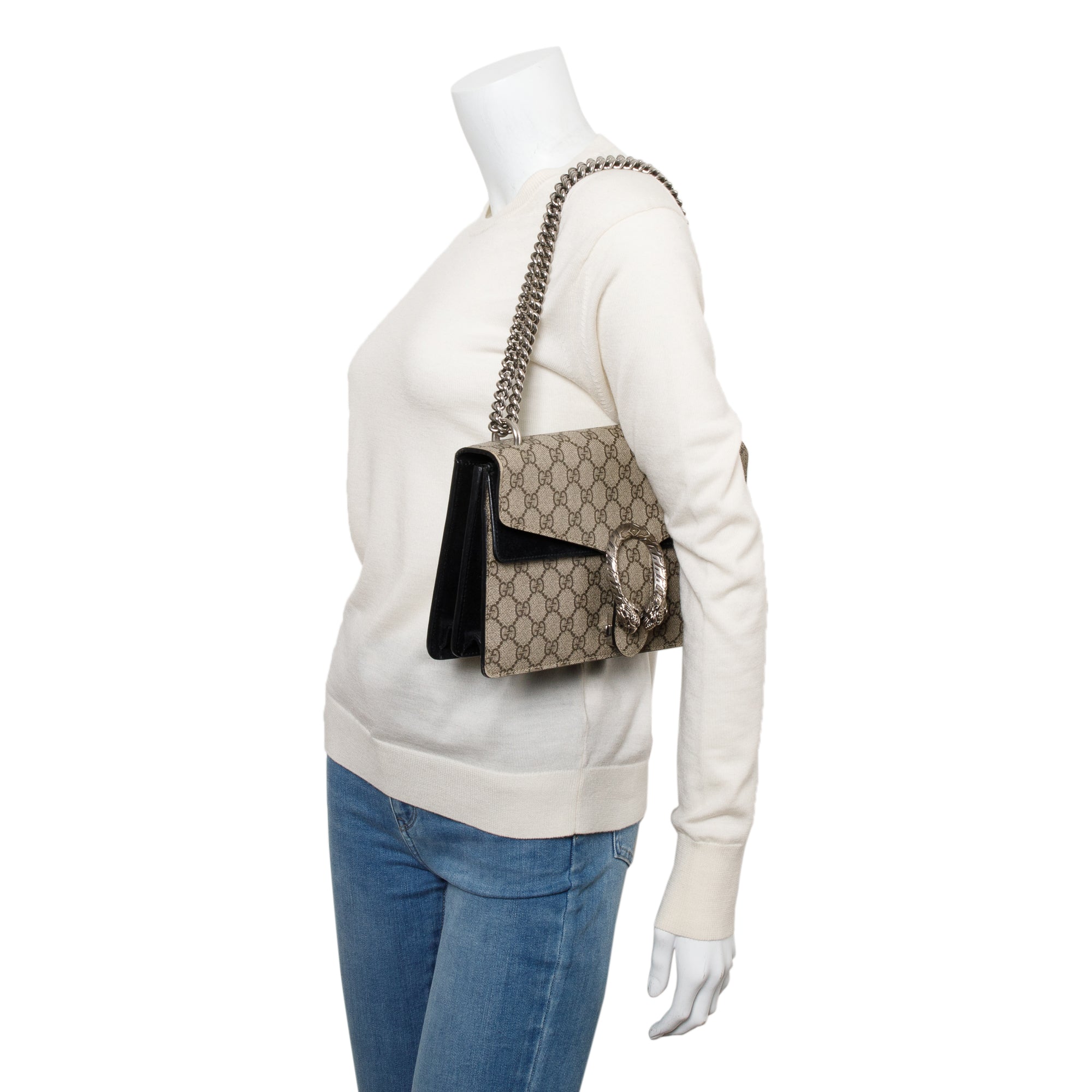 Gucci GG Supreme Small Dionysus Shoulder Bag