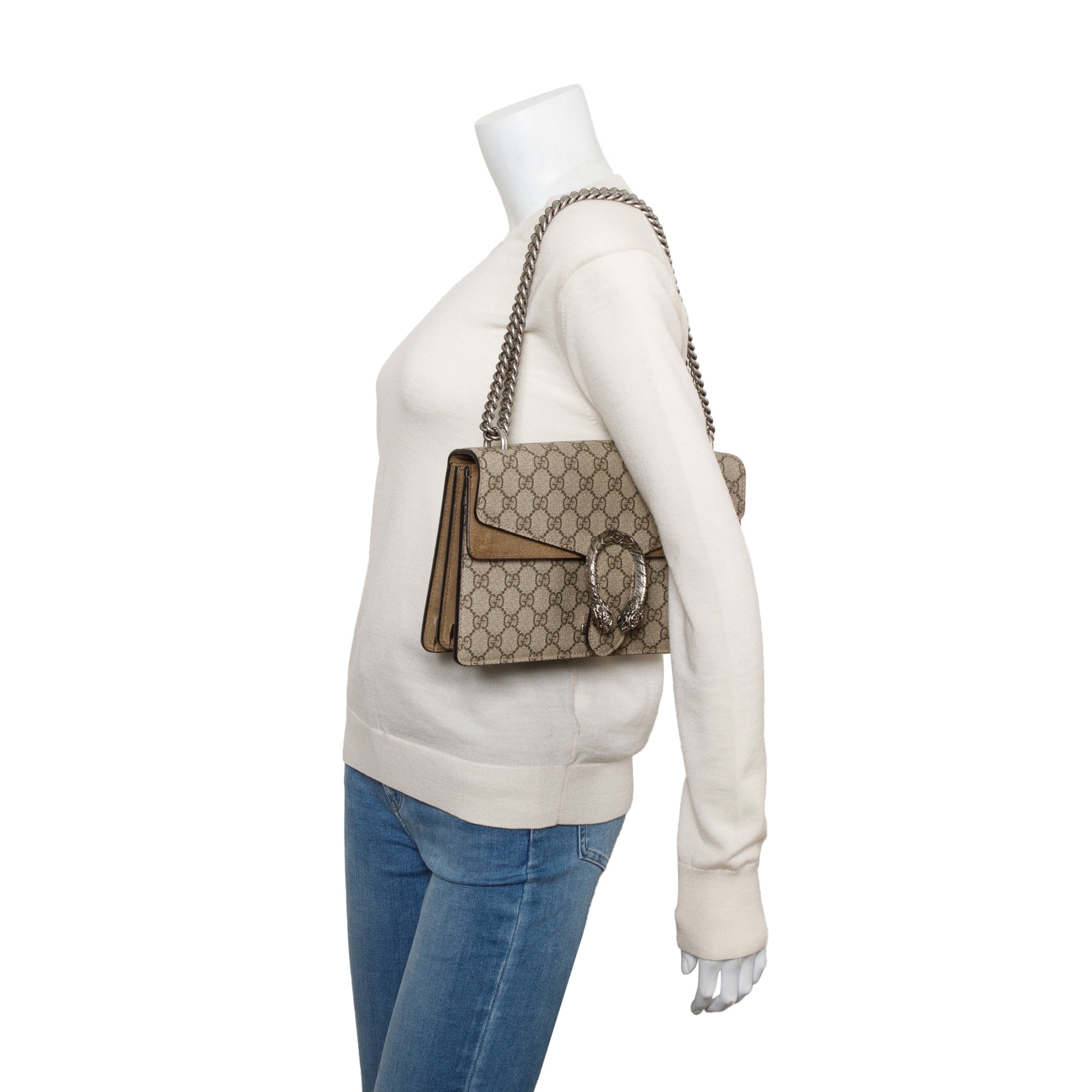 Gucci GG Supreme Small Dionysus Shoulder Bag