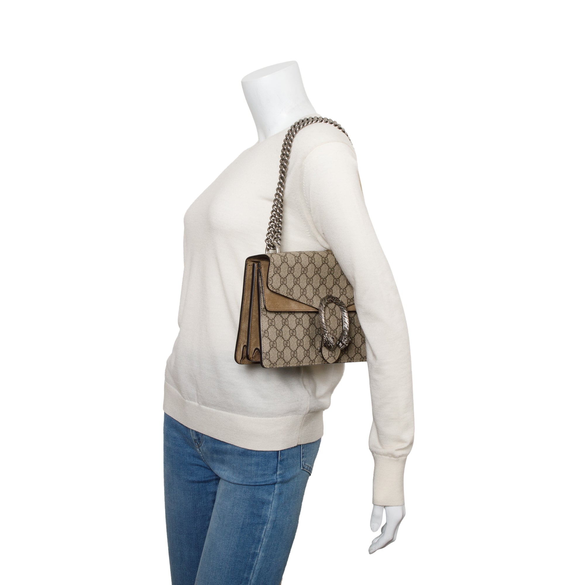 Gucci GG Supreme Small Dionysus Shoulder Bag