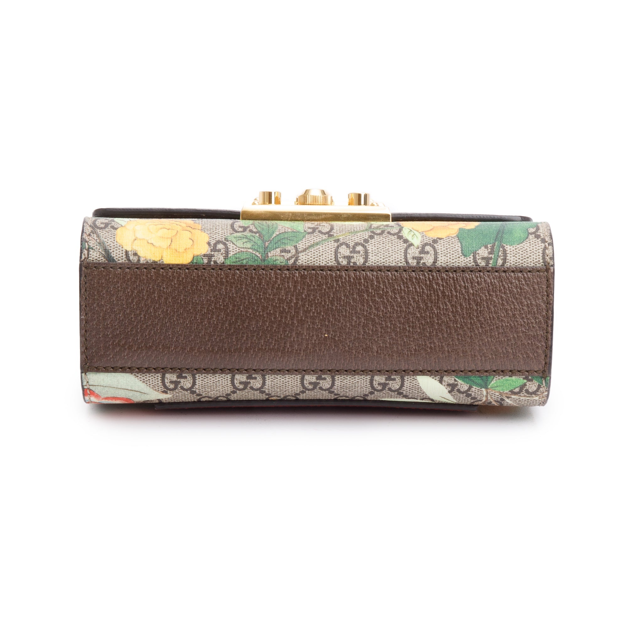 Gucci GG Supreme Tian Small Padlock Chain Shoulder Bag