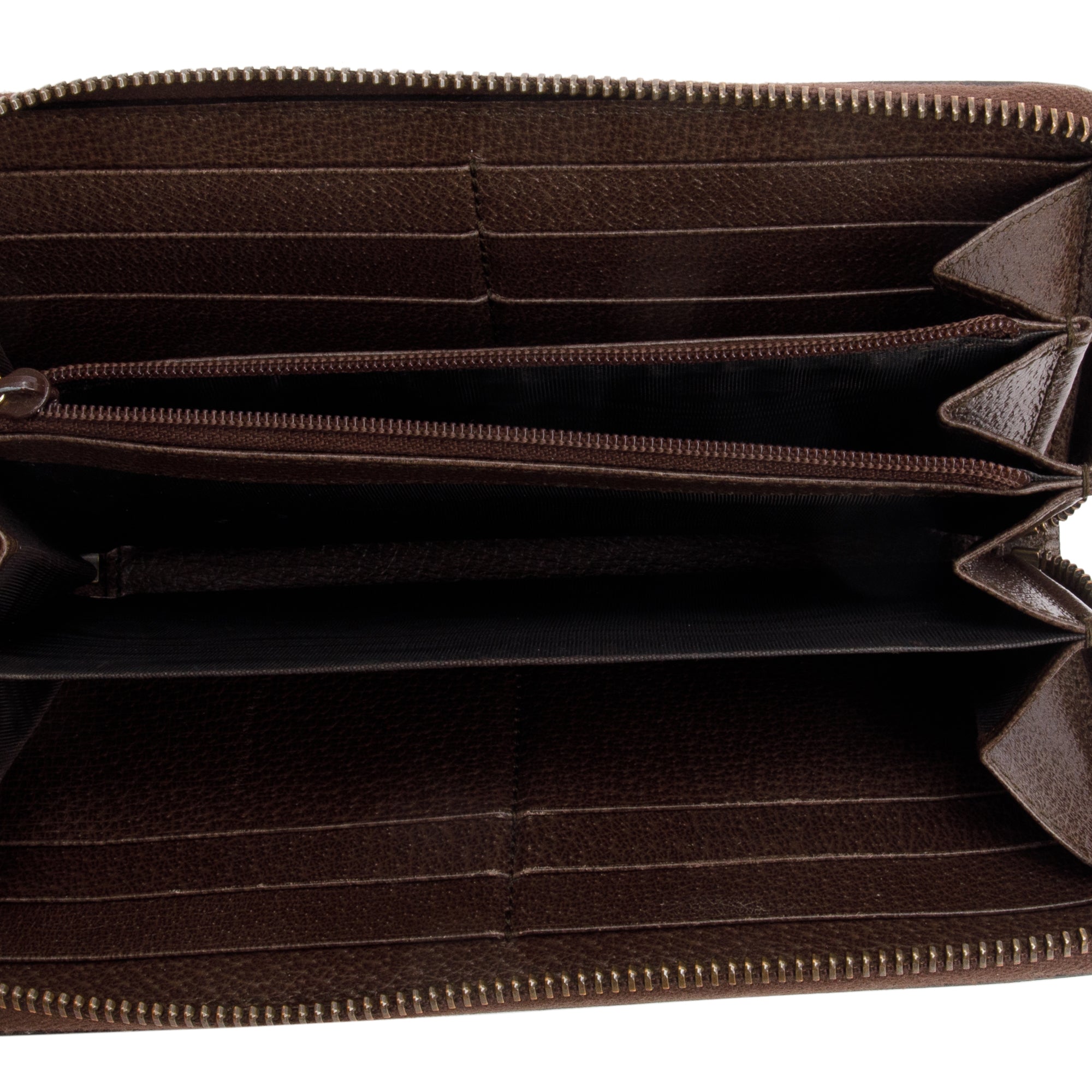 Gucci GG Supreme Tiger Cub Zip Around Wallet w/ Box