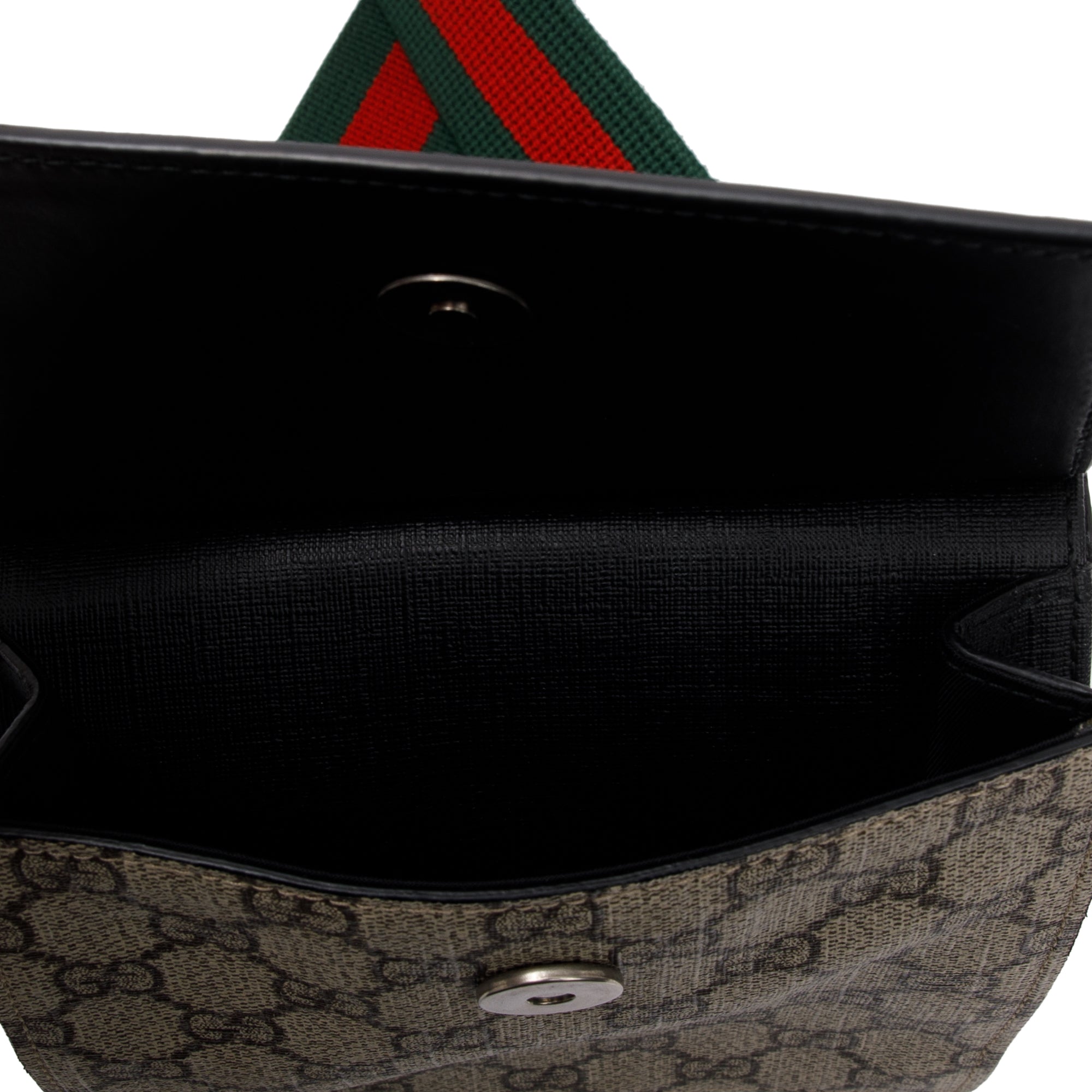 Gucci GG Supreme Web Double Belt Bag