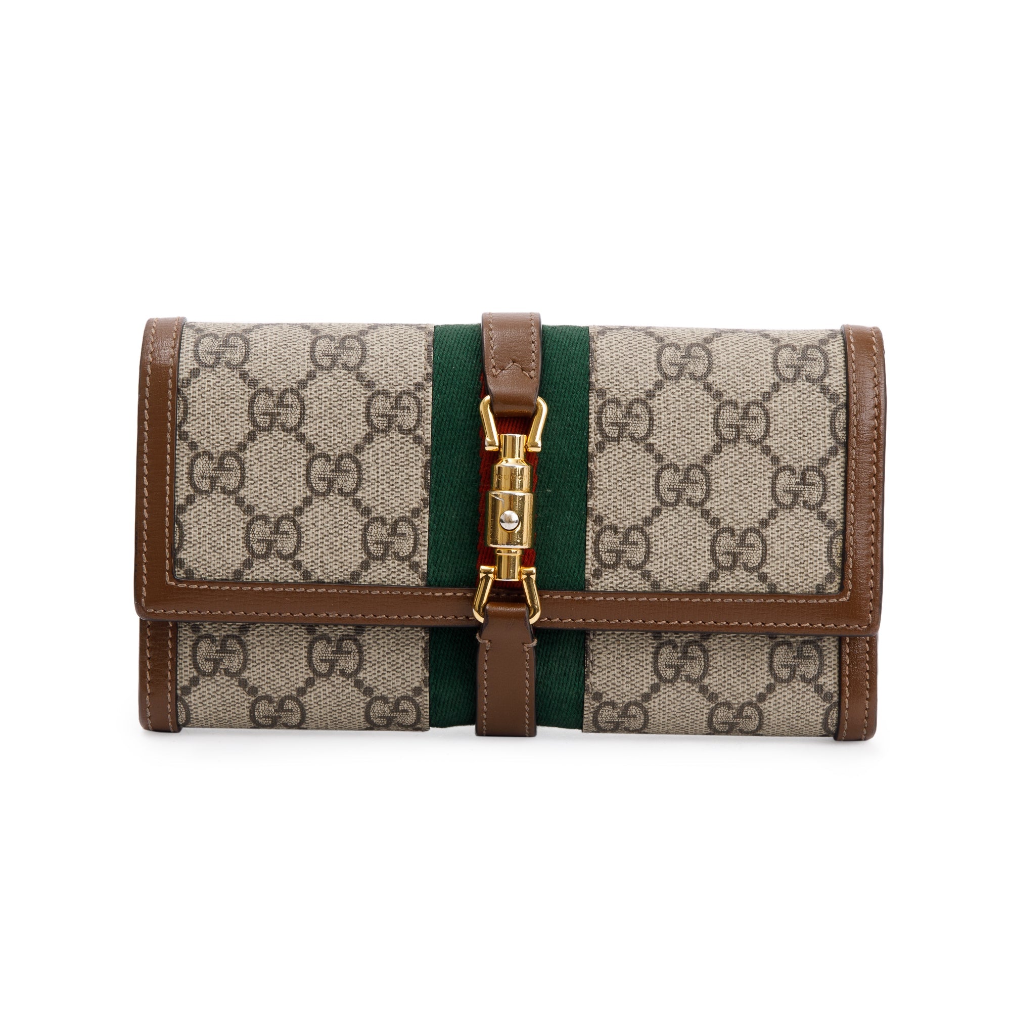 Gucci GG Supreme Web Jackie 1961 Wallet on Chain