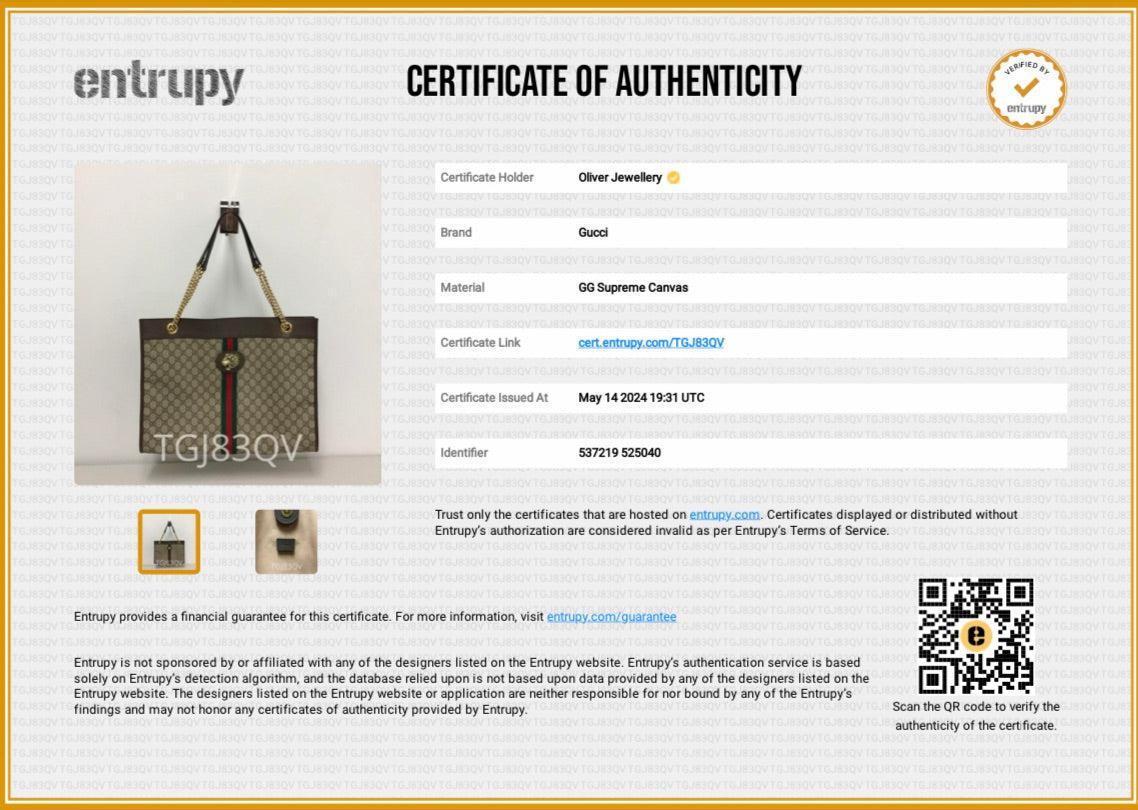 Gucci GG Supreme Web Large Rajah Tote w/ Pouch