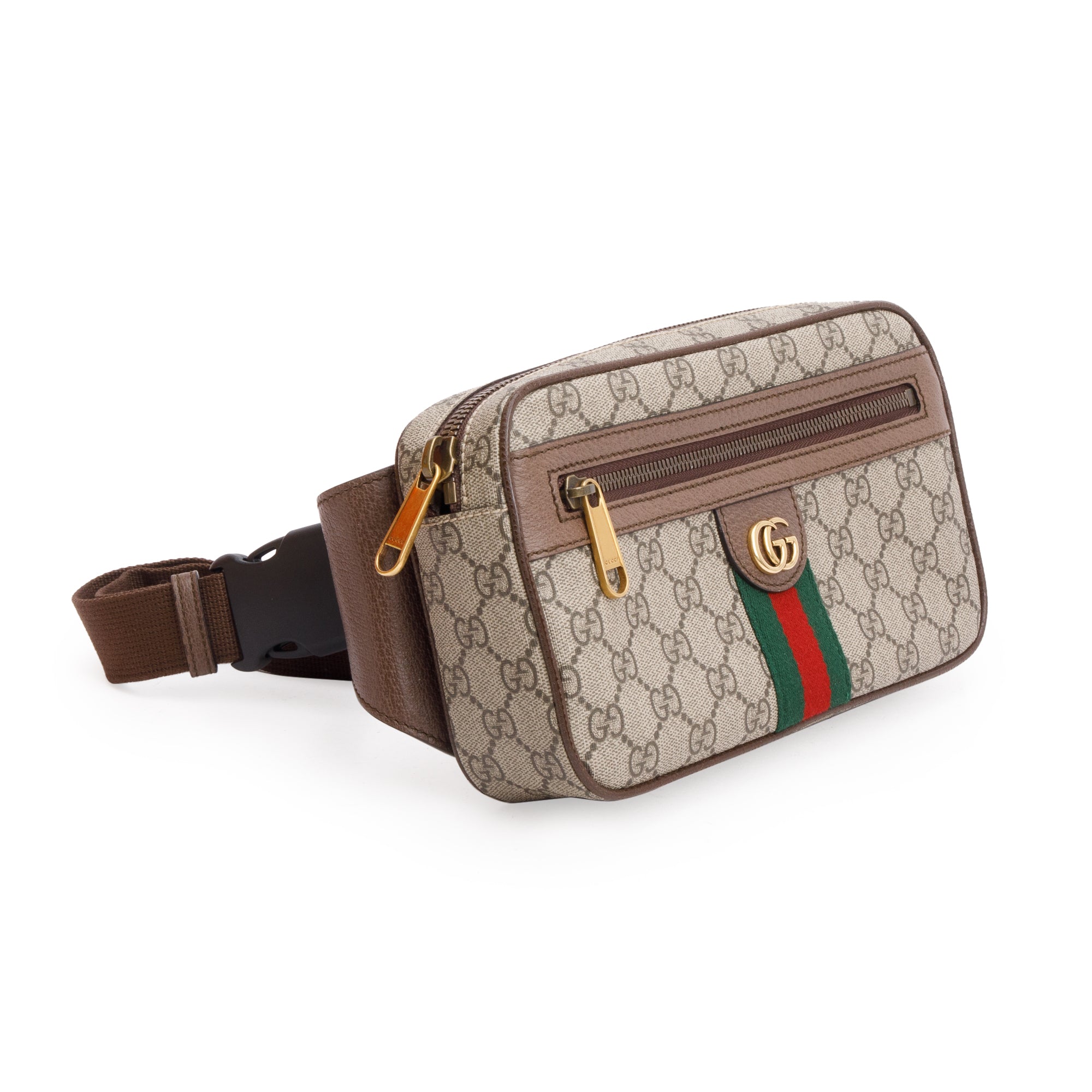 Gucci GG Supreme Web Medium Ophidia GG Belt Bag w/ Box