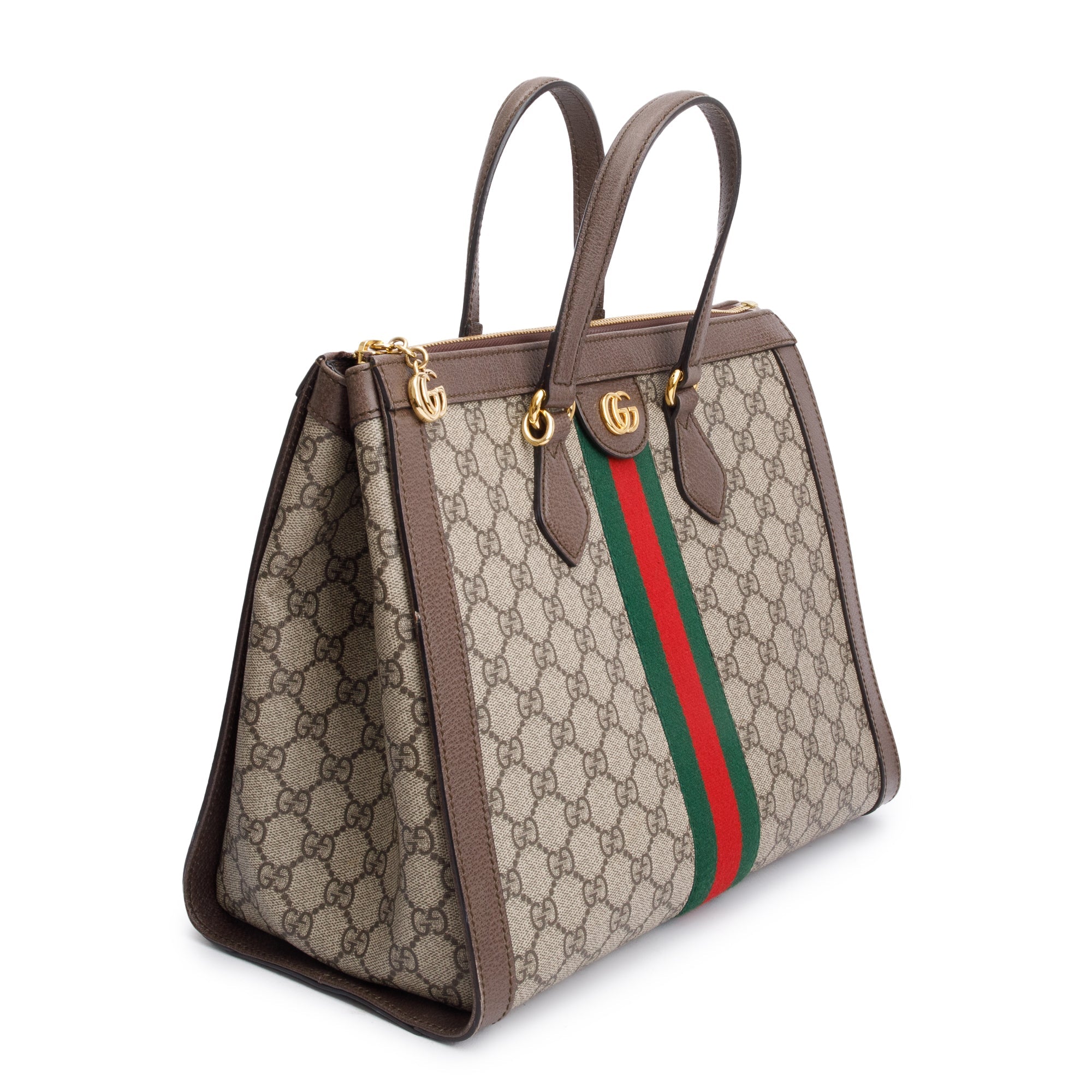 Gucci GG Supreme Web Medium Ophidia Tote
