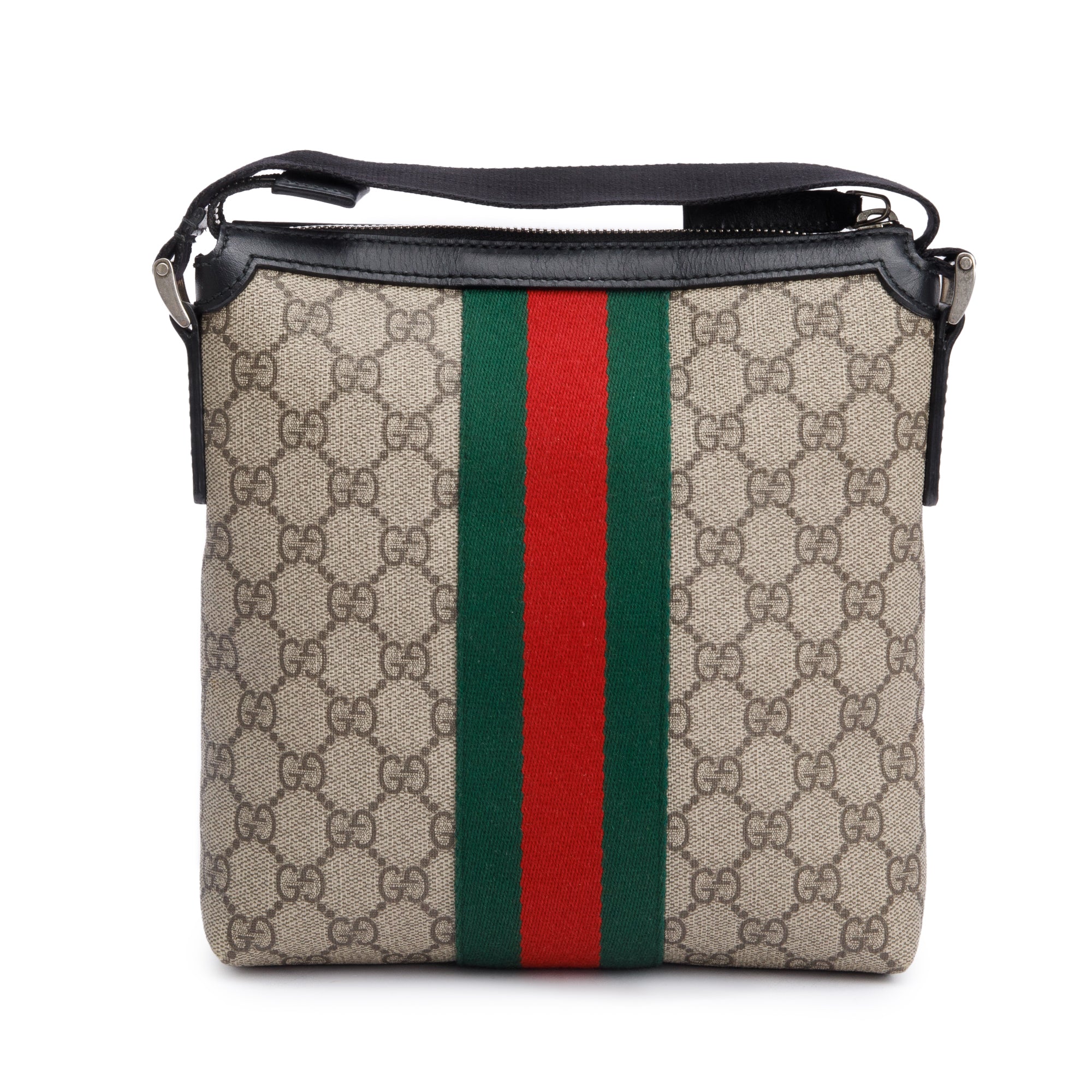 Gucci GG Supreme Web Messenger Bag