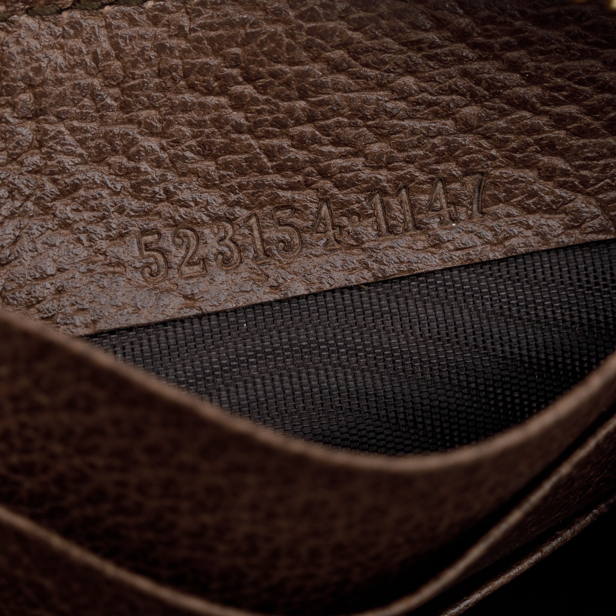 Gucci GG Supreme Web Ophidia GG Zip Around wallet