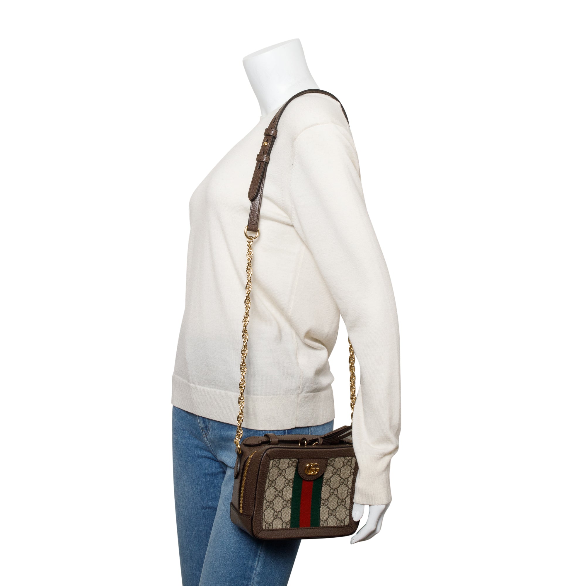 Gucci GG Supreme Web Ophidia Small Crossbody Bag