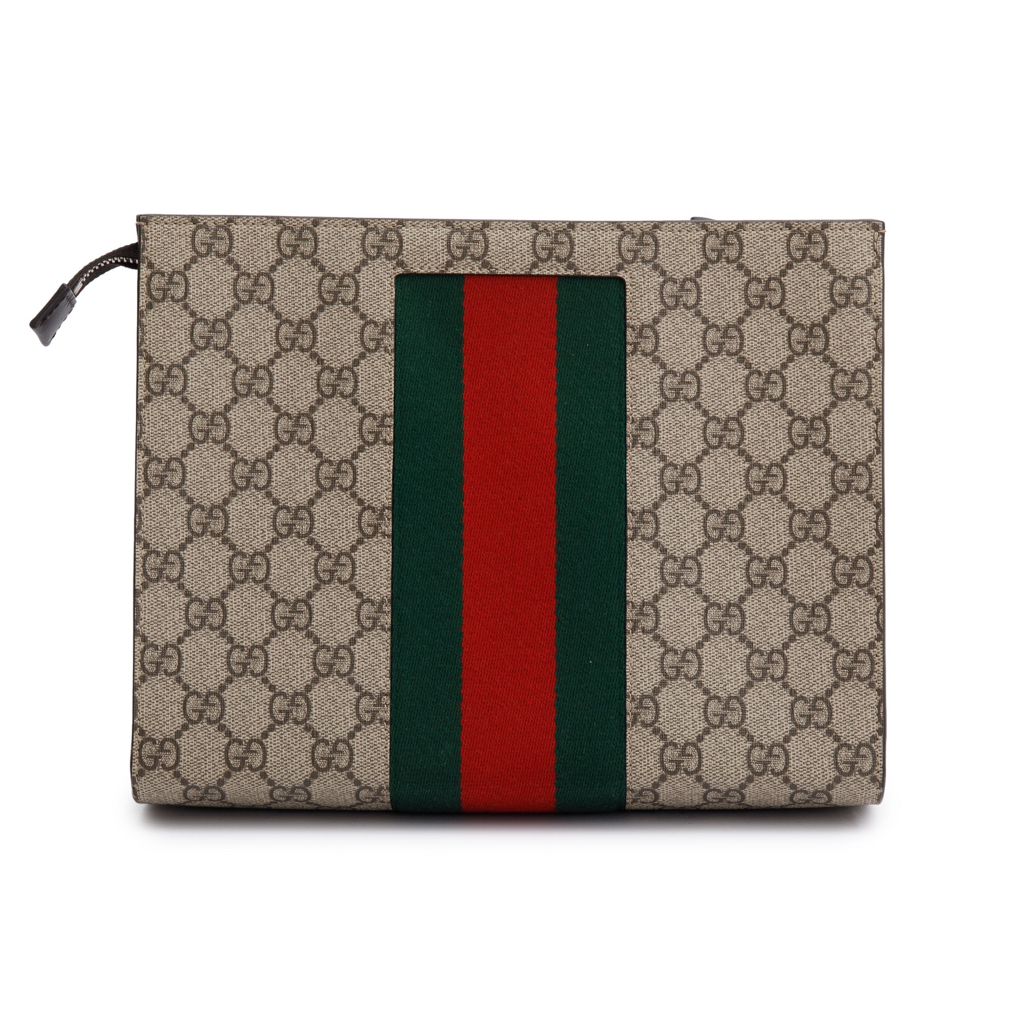 Gucci GG Supreme Web Pouch w/ Box