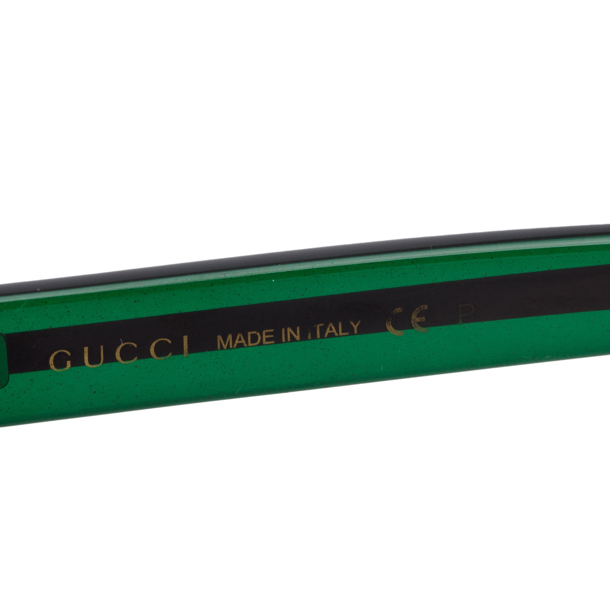 Gucci GG0001S Black Acetate Web Square Sunglasses w/ Case