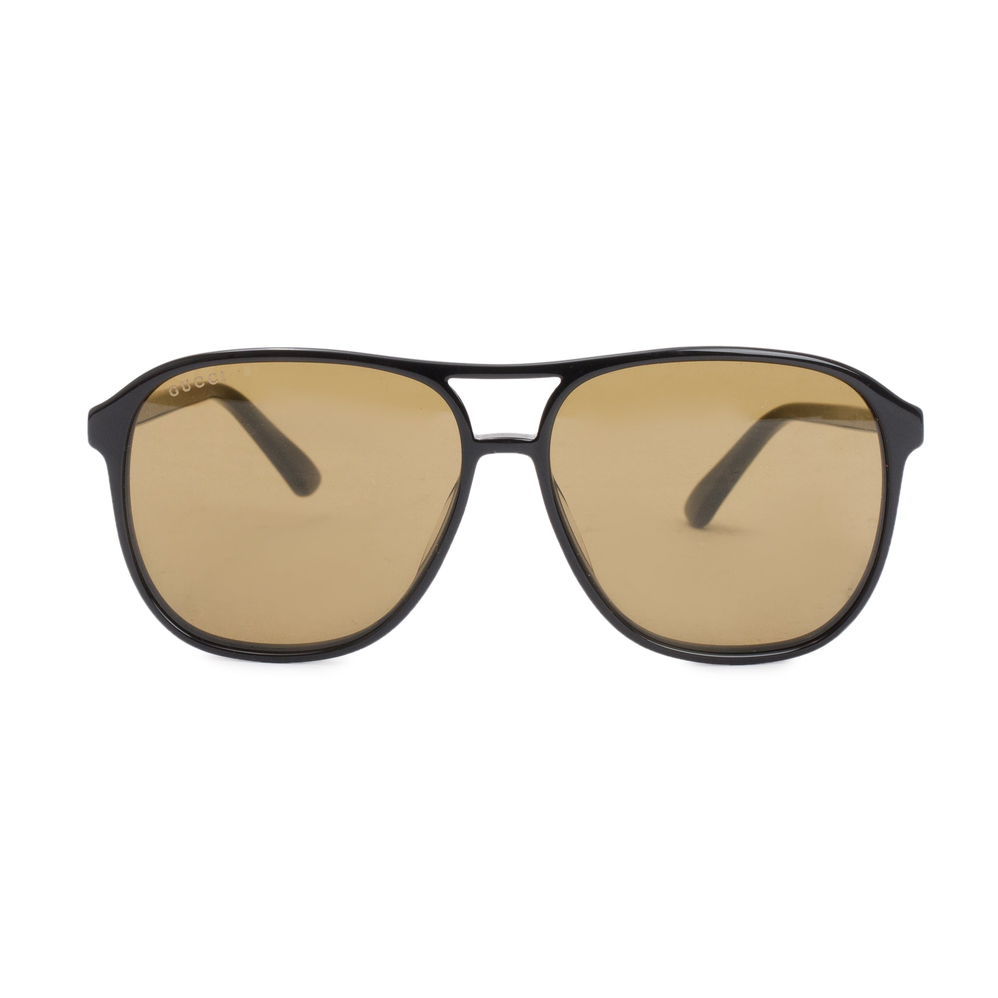 Gucci GG0016S Black Acetate Aviator Sunglasses w/ Case