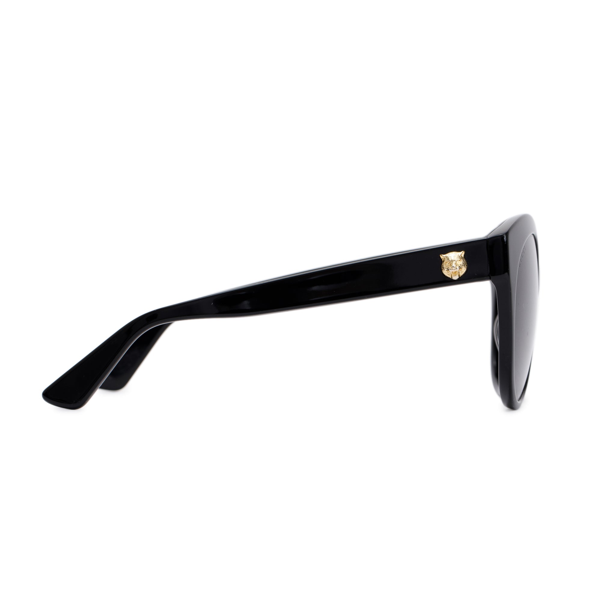 Gucci GG0028SA Black Acetate Round Sunglasses w/ Case