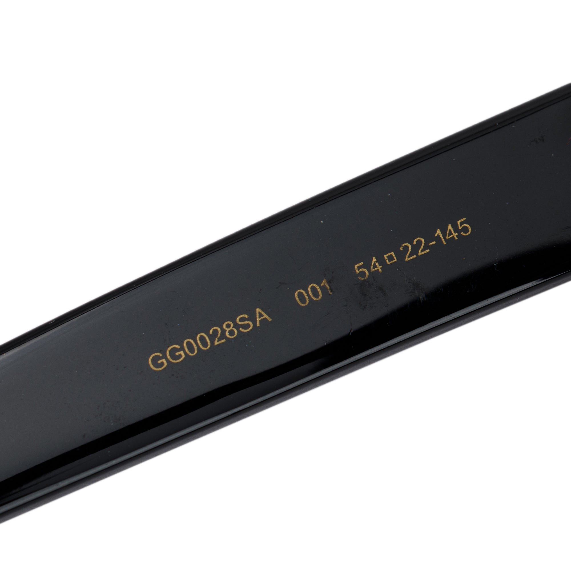 Gucci GG0028SA Black Acetate Round Sunglasses w/ Case