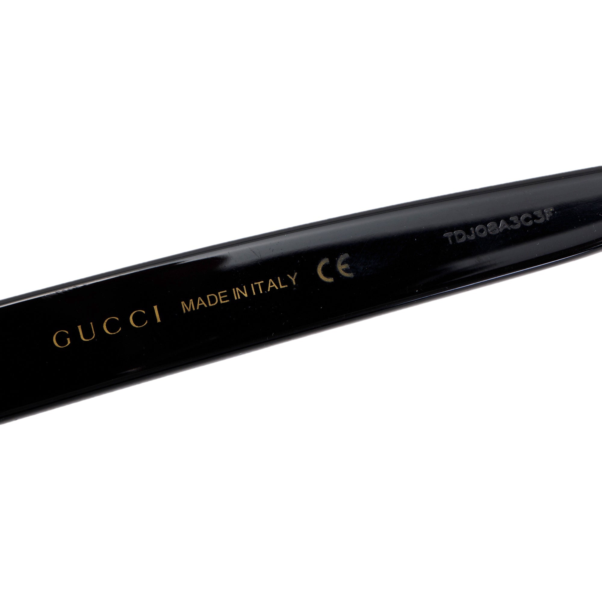 Gucci GG0028SA Black Acetate Round Sunglasses w/ Case