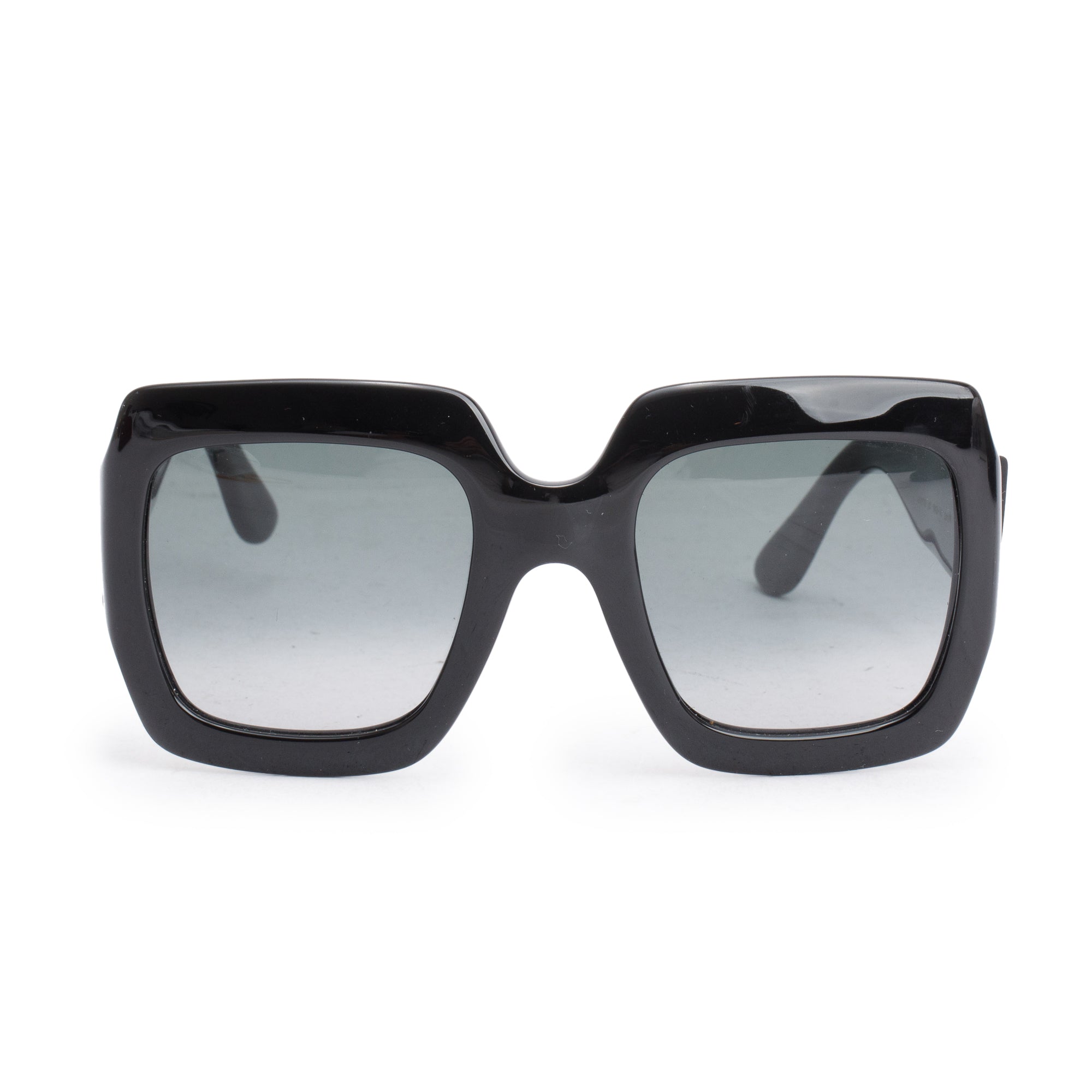 Gucci GG0053S Black Acetate Oversized Square Sunglasses w/ Case