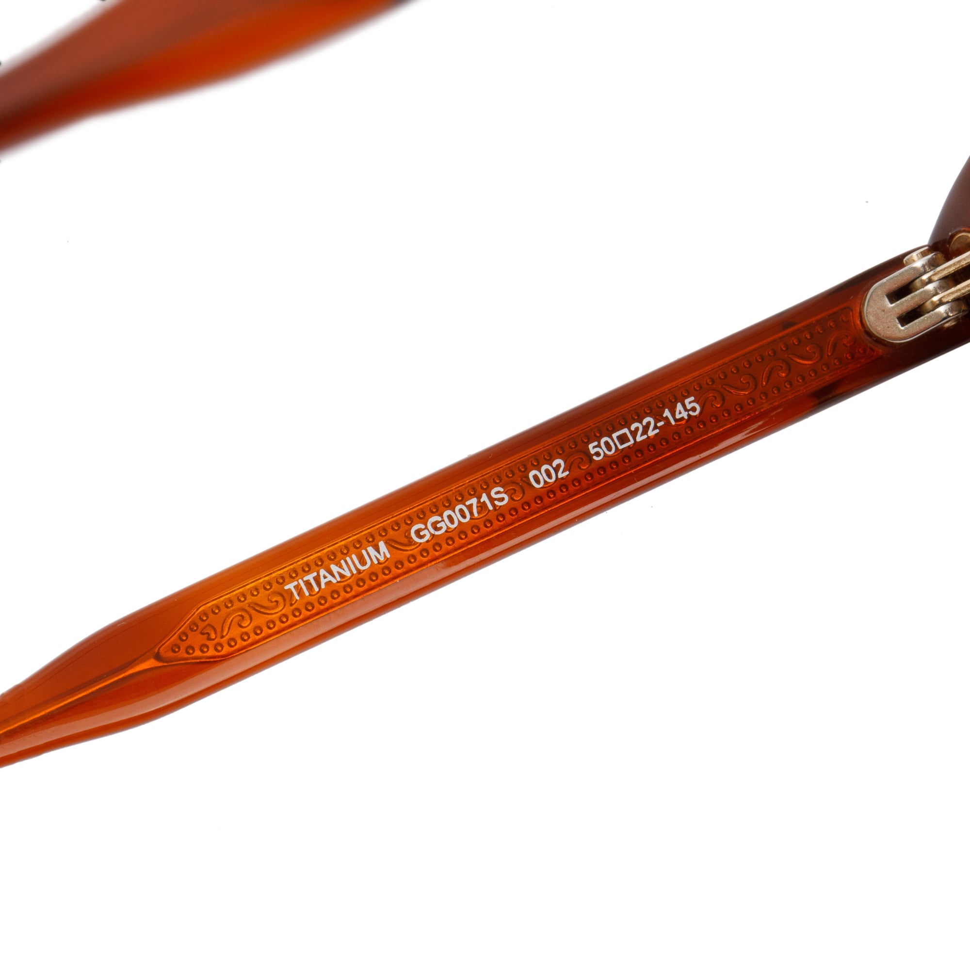 Gucci GG0071S Titanium Havana Round Sunglasses w/ Case