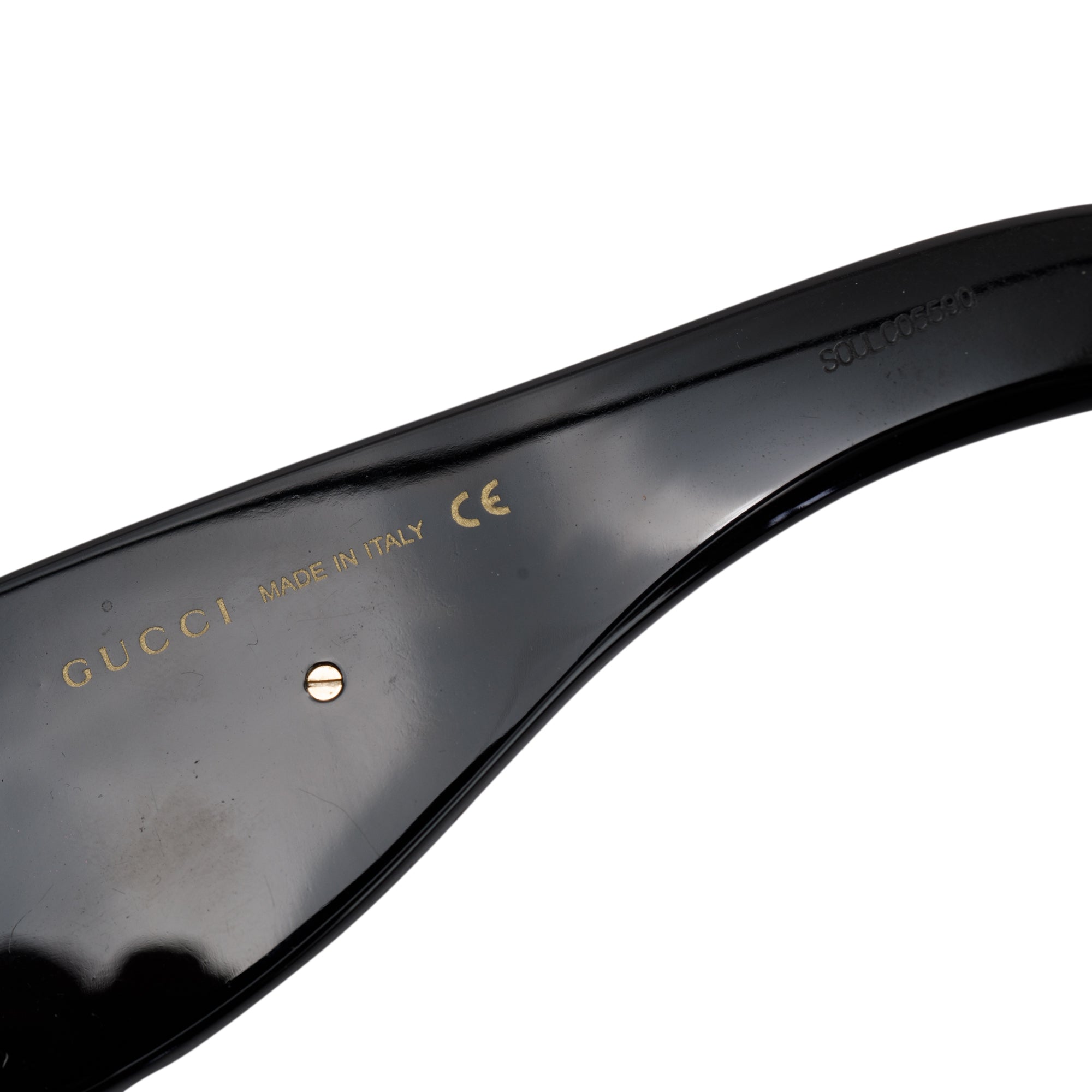 Gucci GG0152S Black Oversized Aviator Sunglasses w/ Case