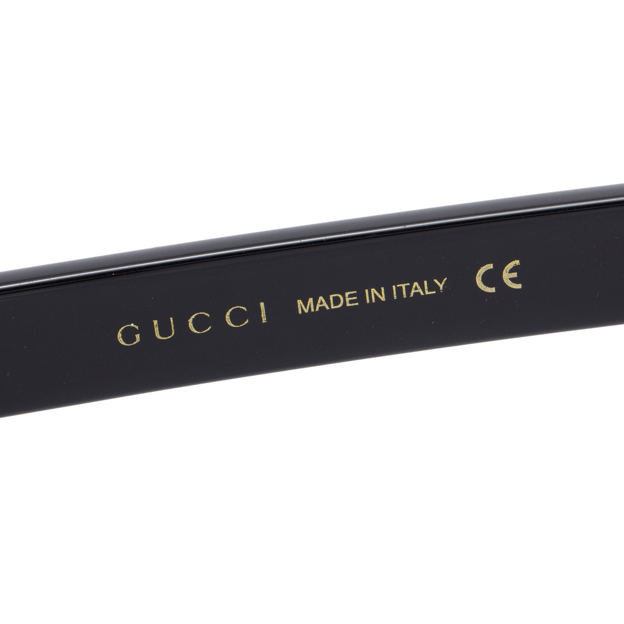 Gucci GG0496S Black Acetate Geometric Cat-Eye Sunglasses