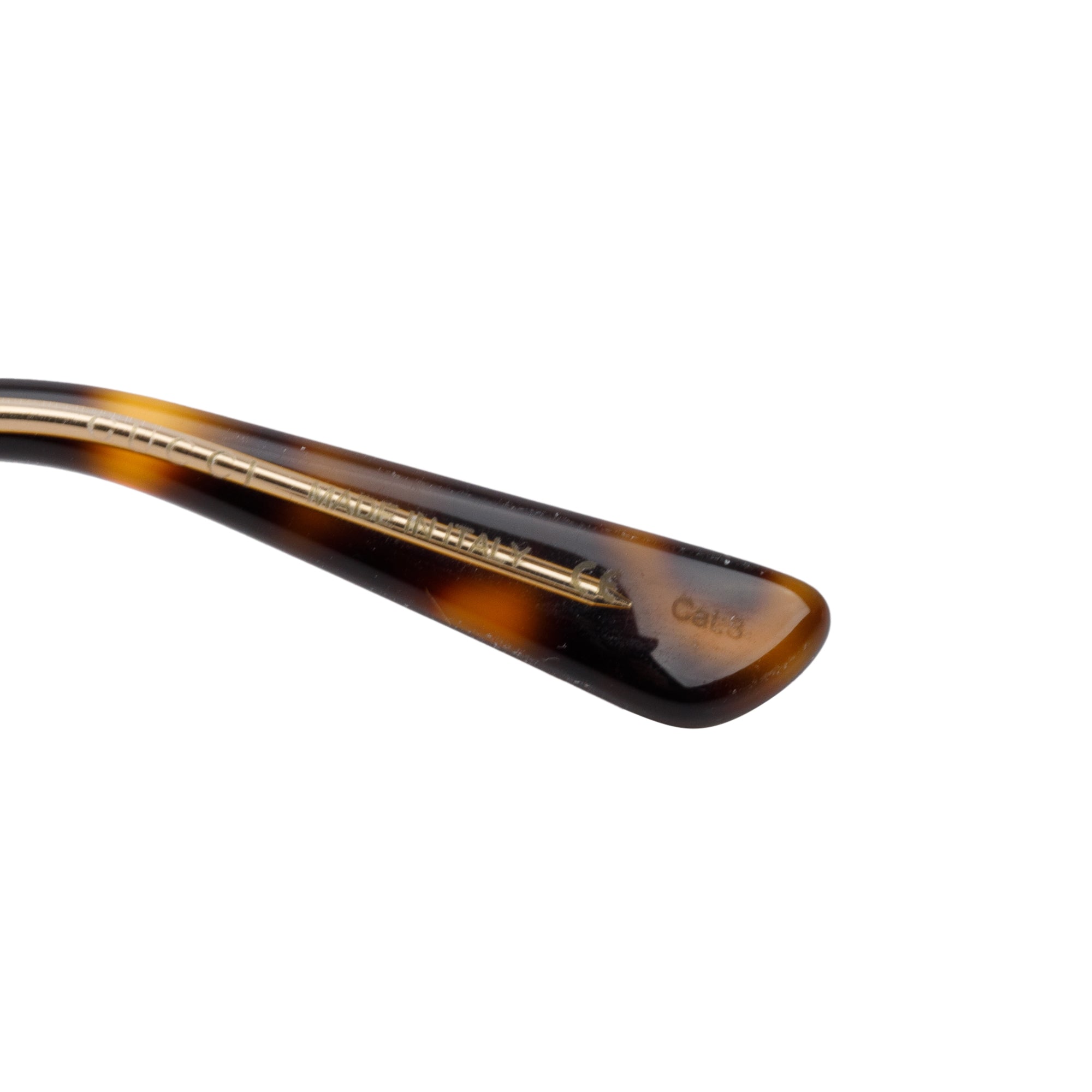 Gucci GG0507S Brown Havana Acetate Round Sunglasses w/ Case