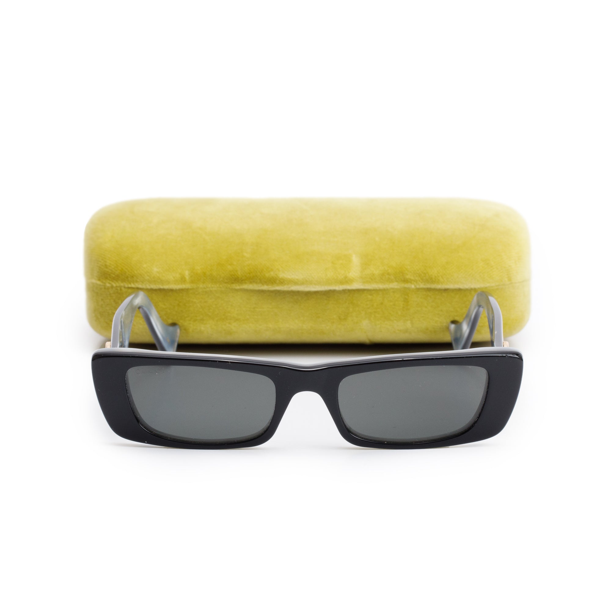Gucci GG0516/S Black Acetate Interlocking G Oval Sunglasses w/ Case