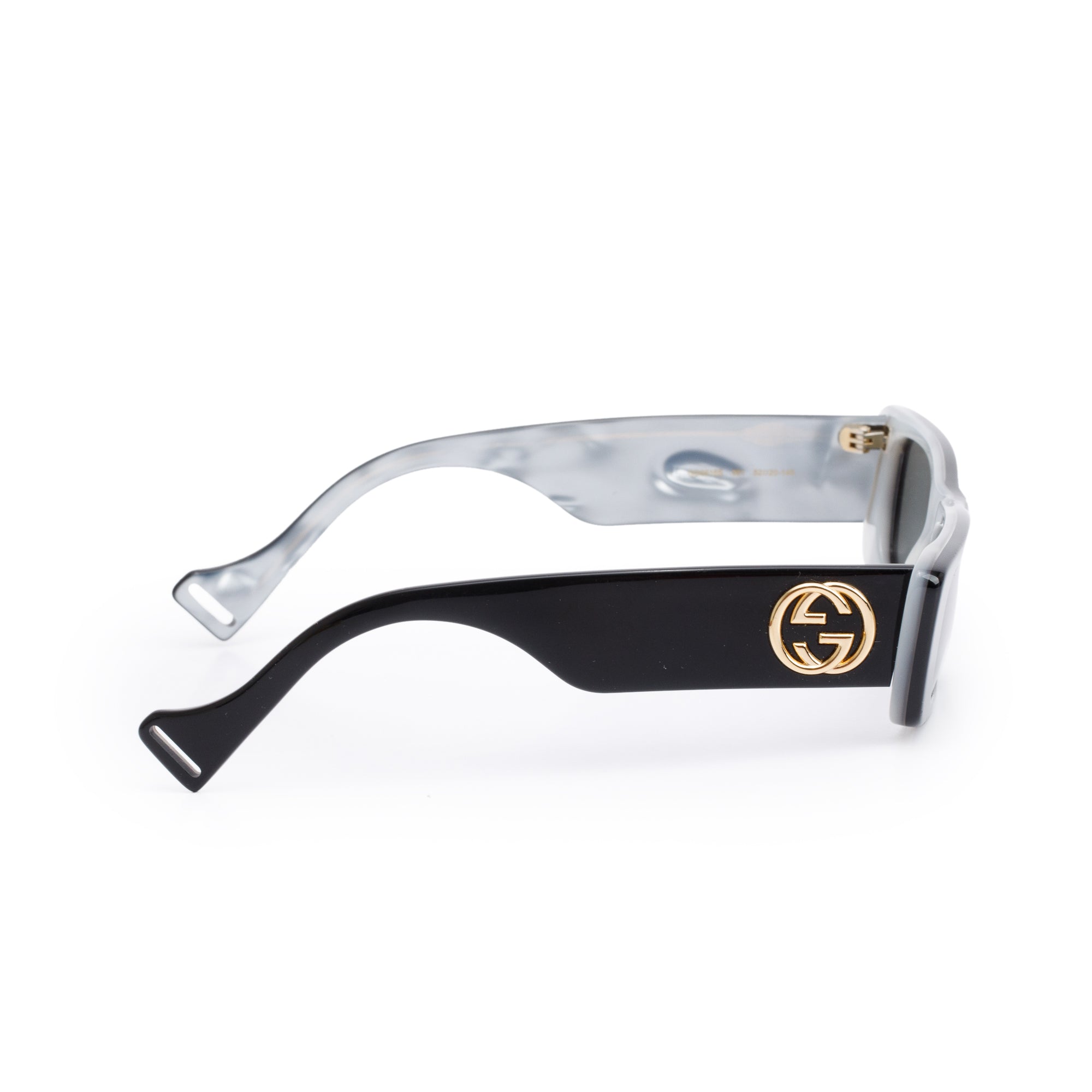 Gucci GG0516/S Black Acetate Interlocking G Oval Sunglasses w/ Case