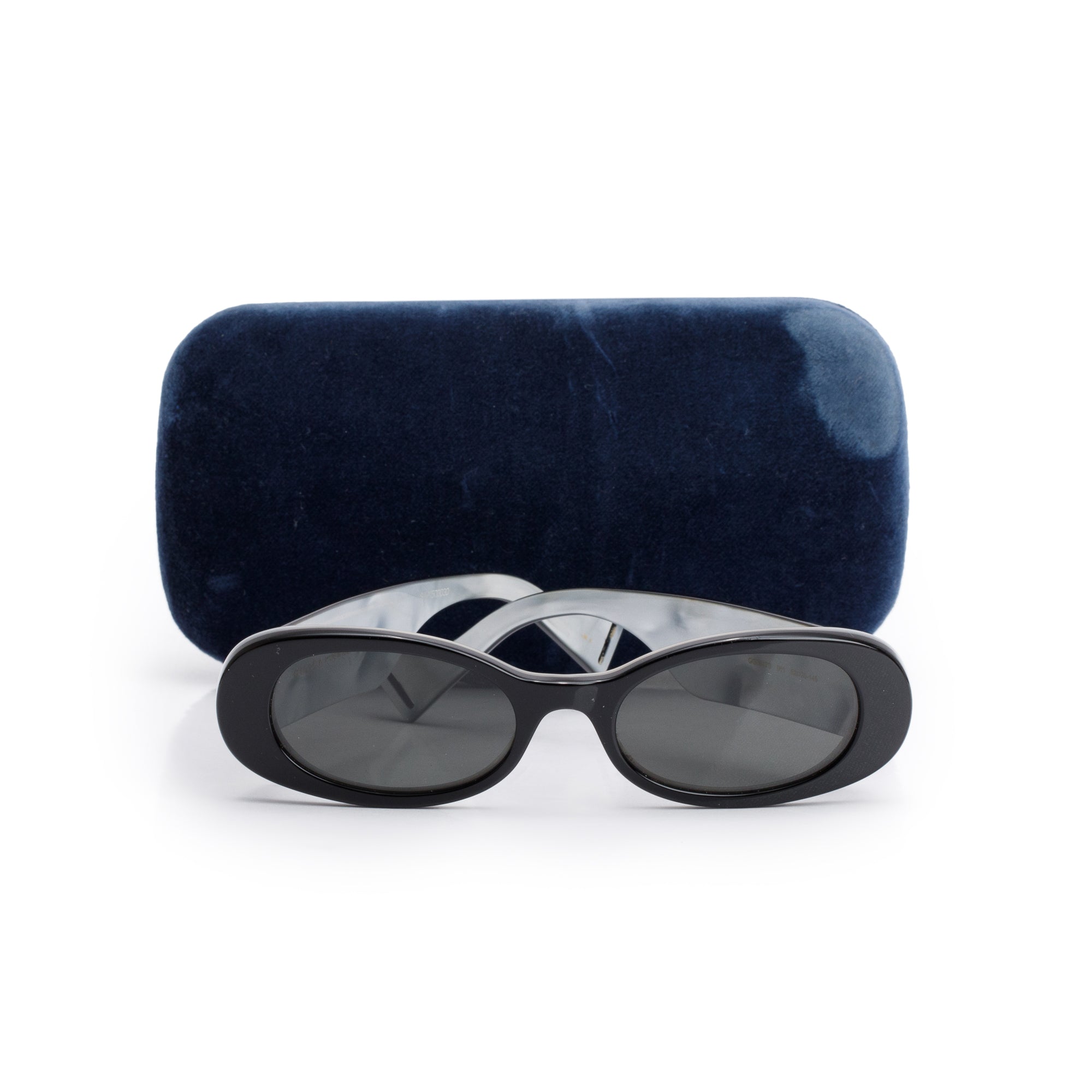 Gucci GG0517/S Black Acetate Interlocking G Oval Sunglasses w/ Case