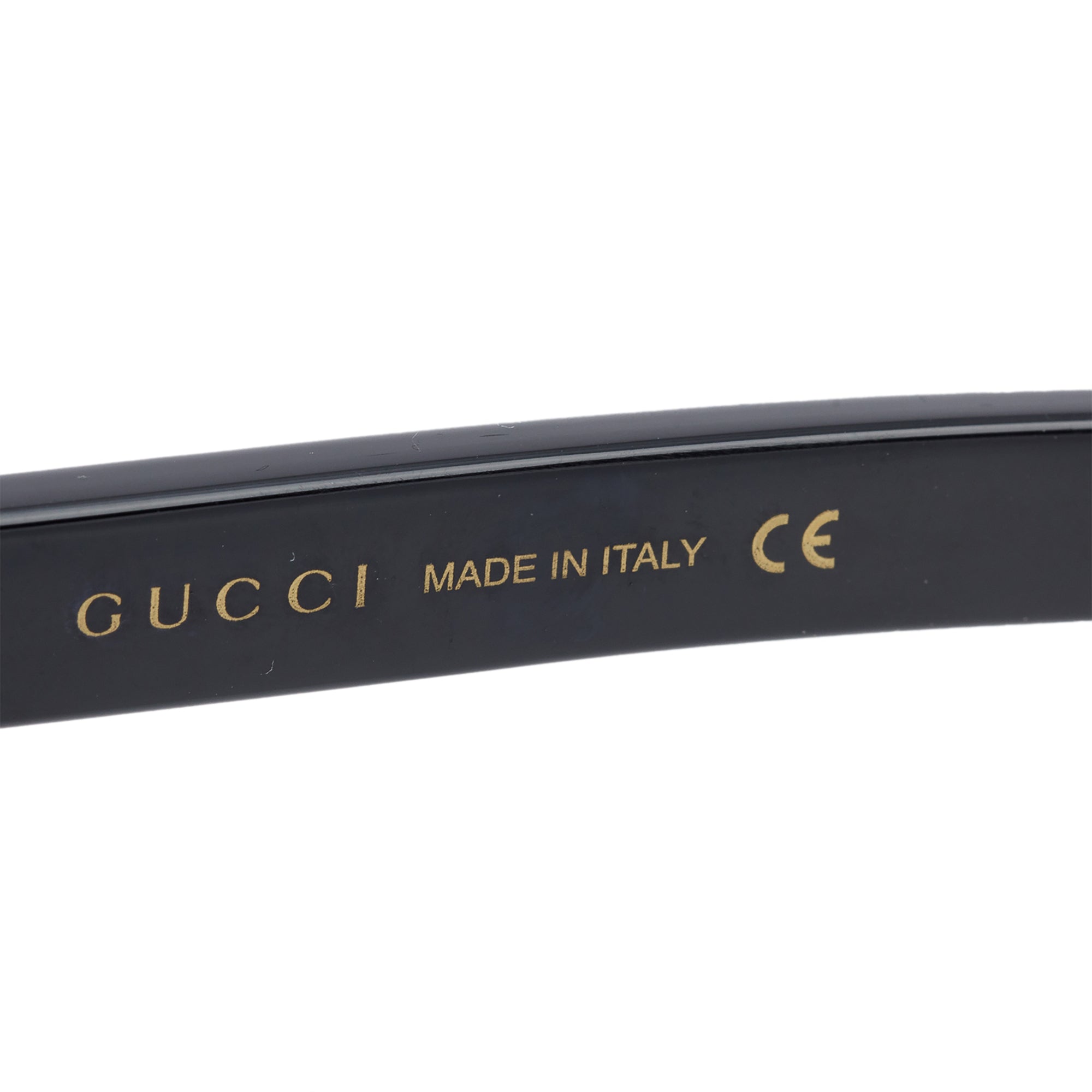 Gucci GG0770SA Black Acetate Rectangular Sunglasses w/ Case