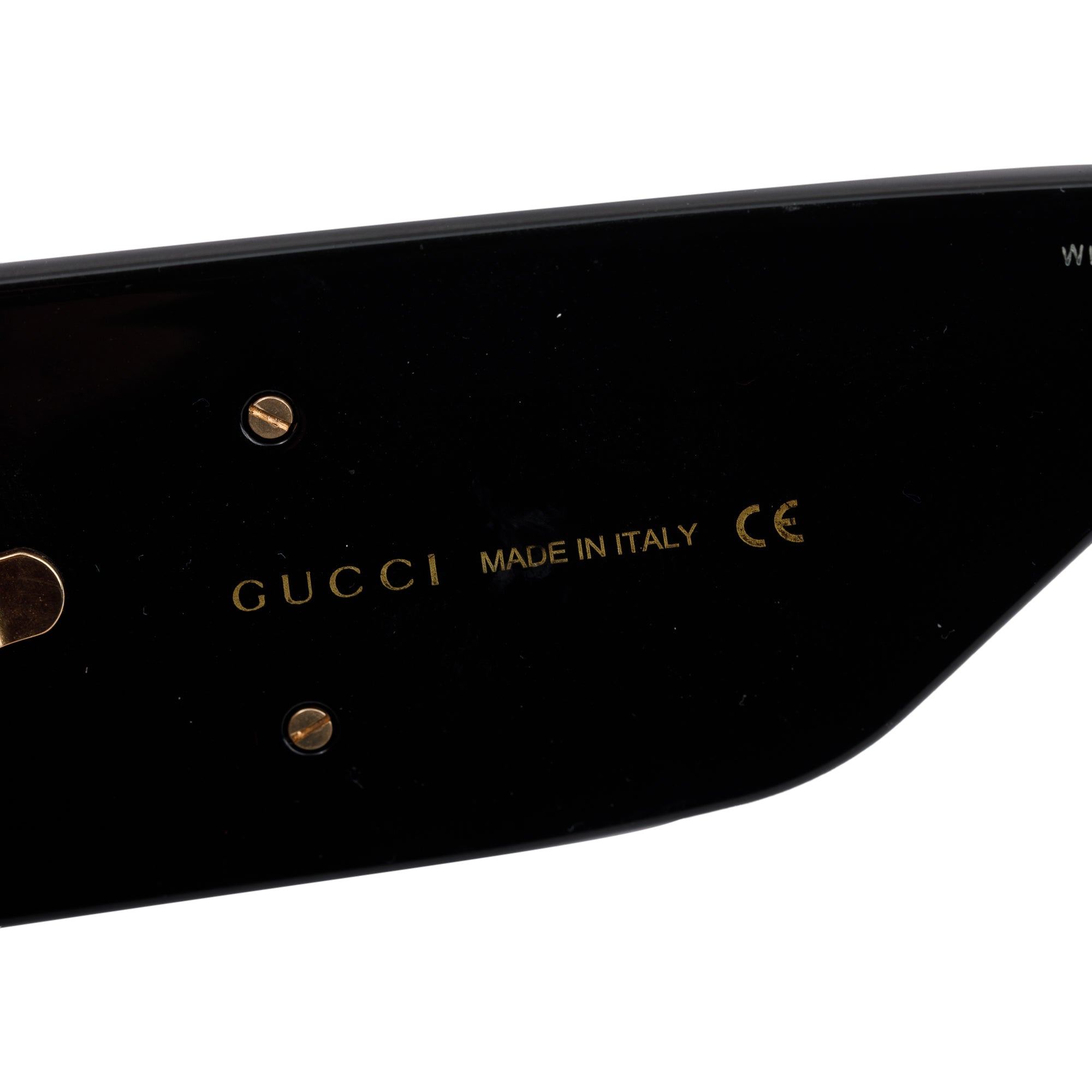 Gucci GG0811S Black Acetate GG Marmont Rectangular Sunglasses w/ Case